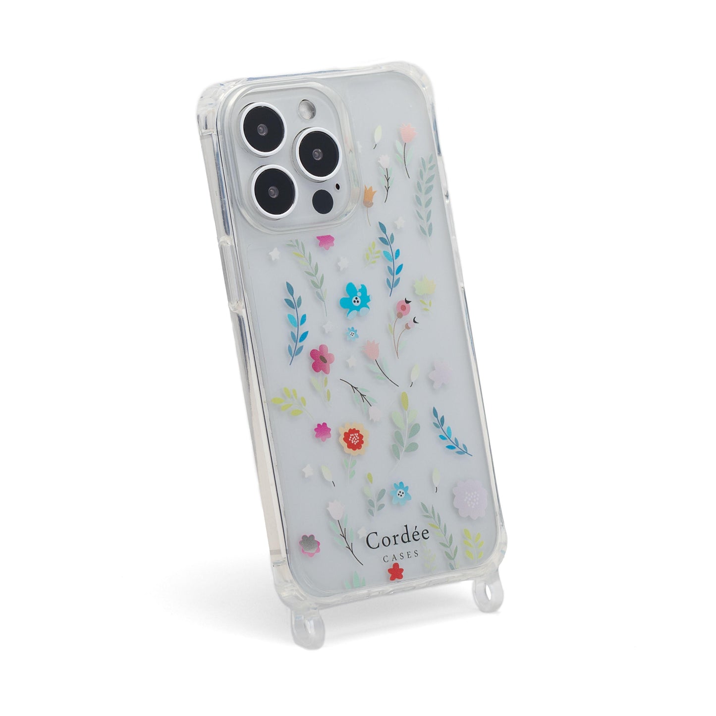 Floral Clear iPhone Case