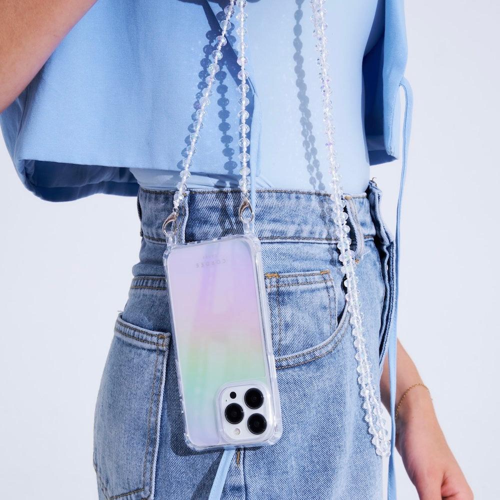 Aria Phone Chain Clear - Cordée Cases