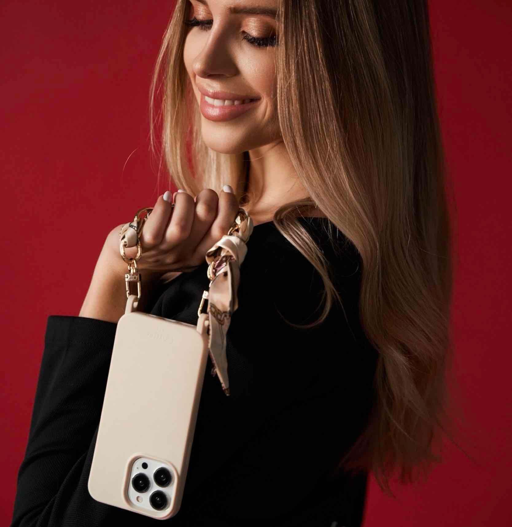 Sophie Wristlet Ivory - Cordée Cases