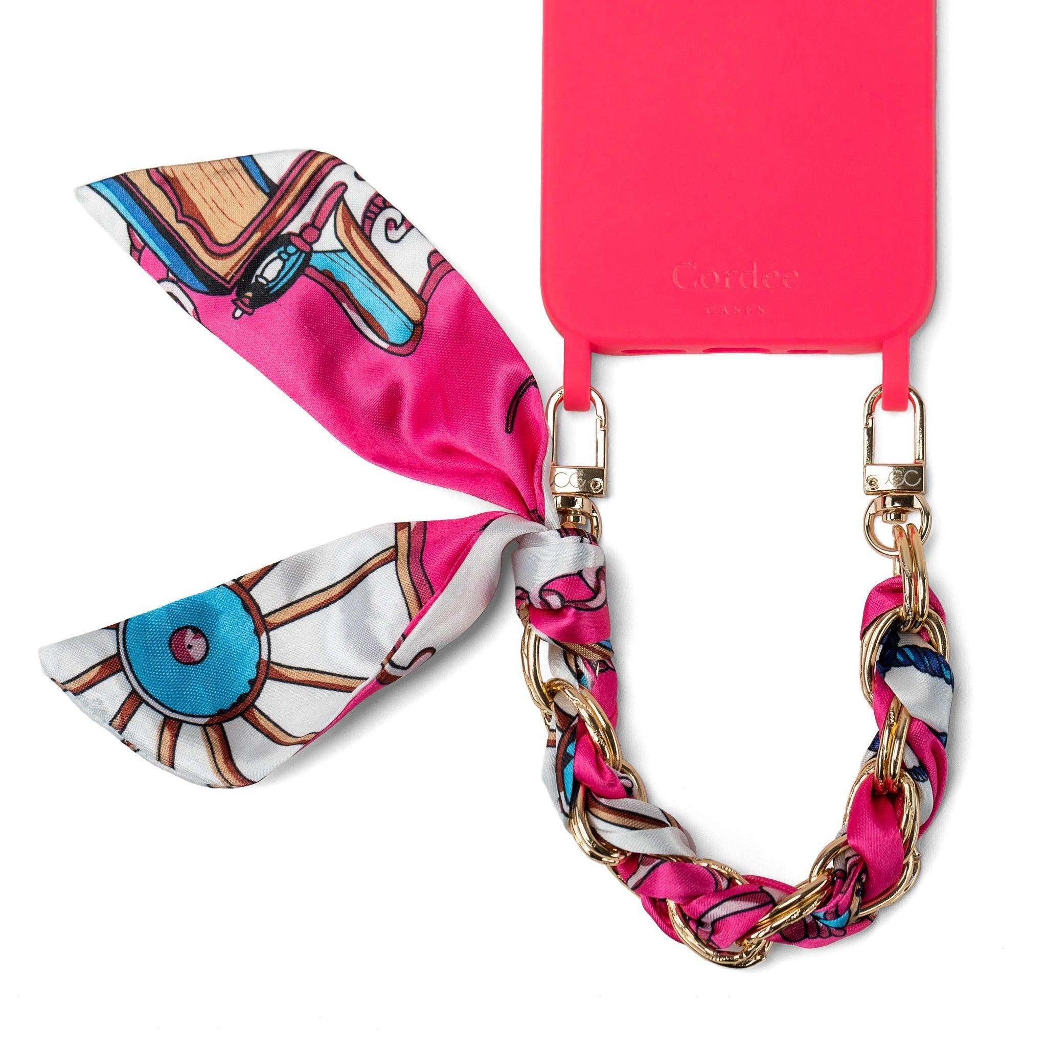 Lima Phone Strap Set Pink - Cordée Cases