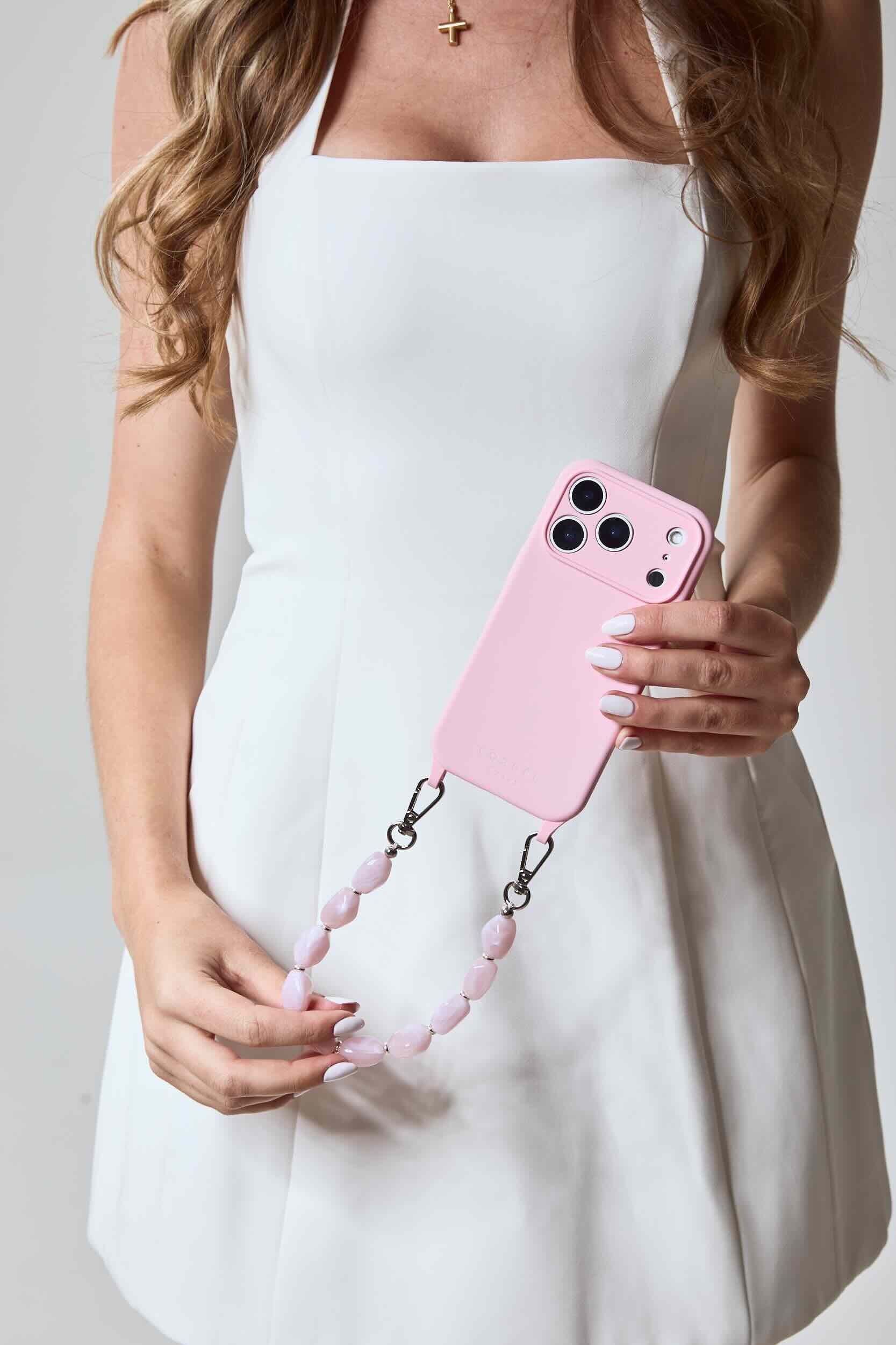 Aurelia Phone Chain Blush