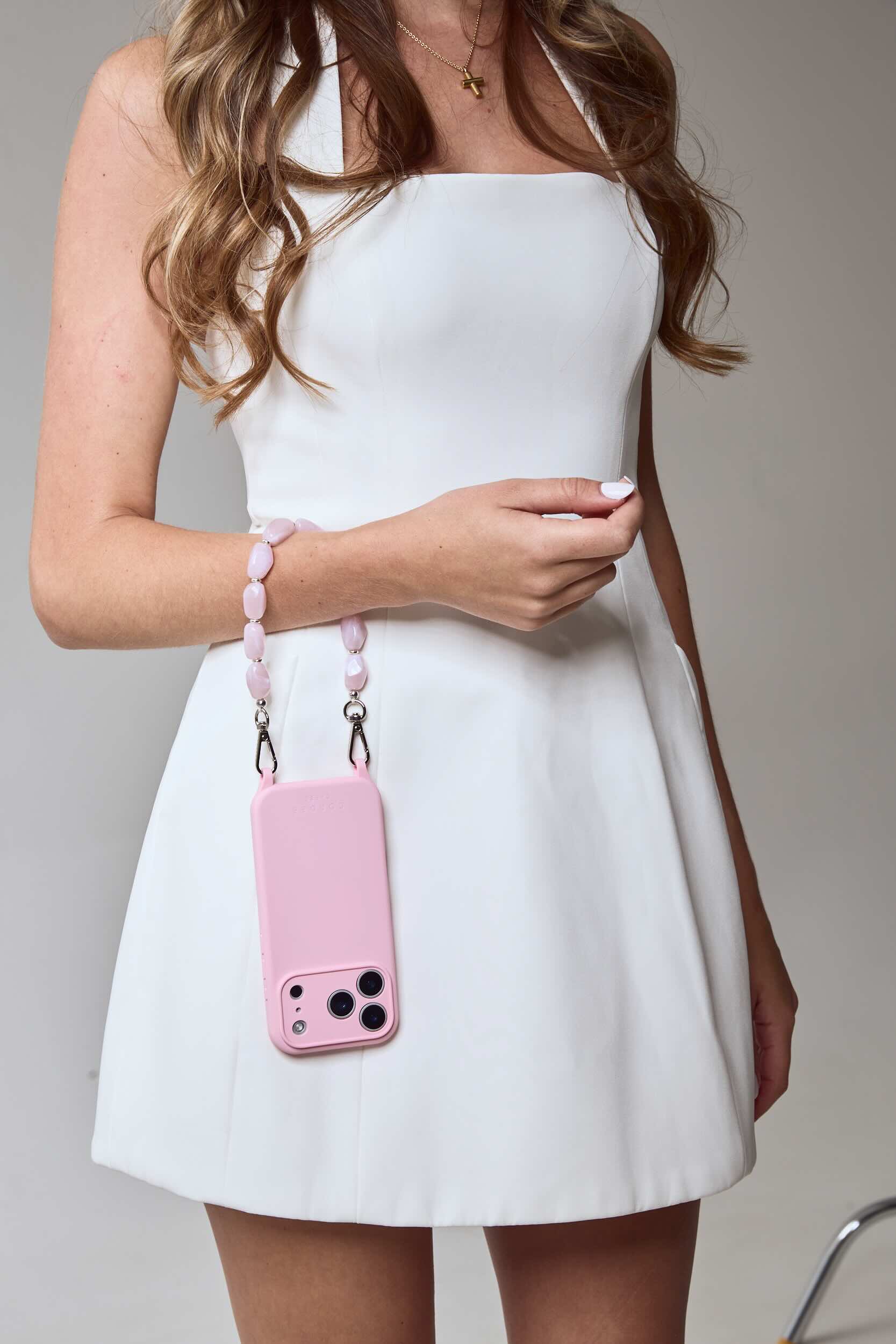 Aurelia Phone Chain Blush