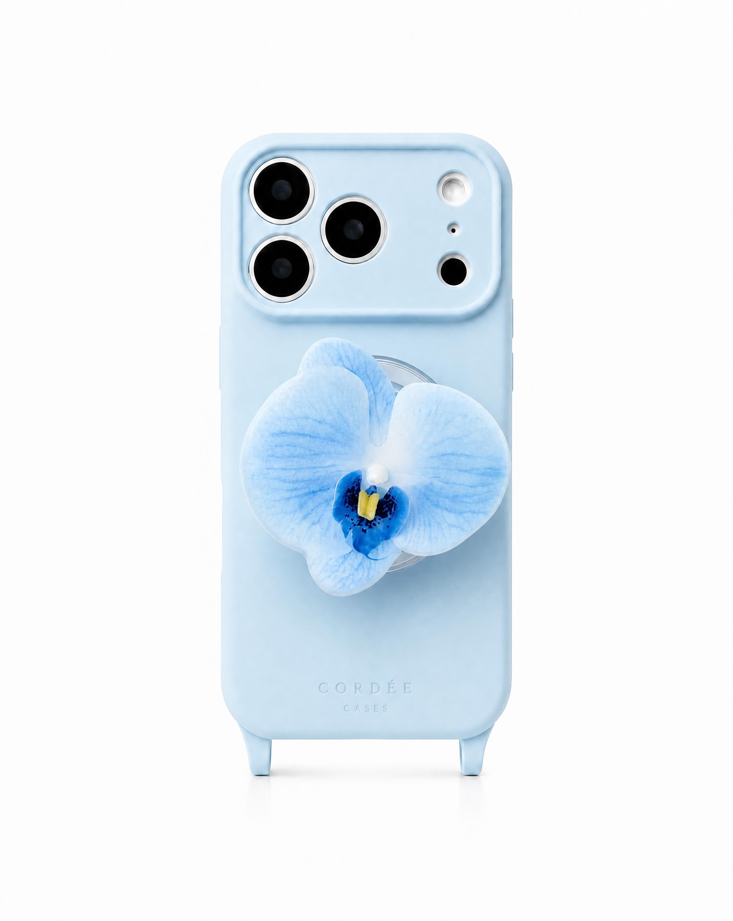 Blue Orchid Magnetic Phone Grip