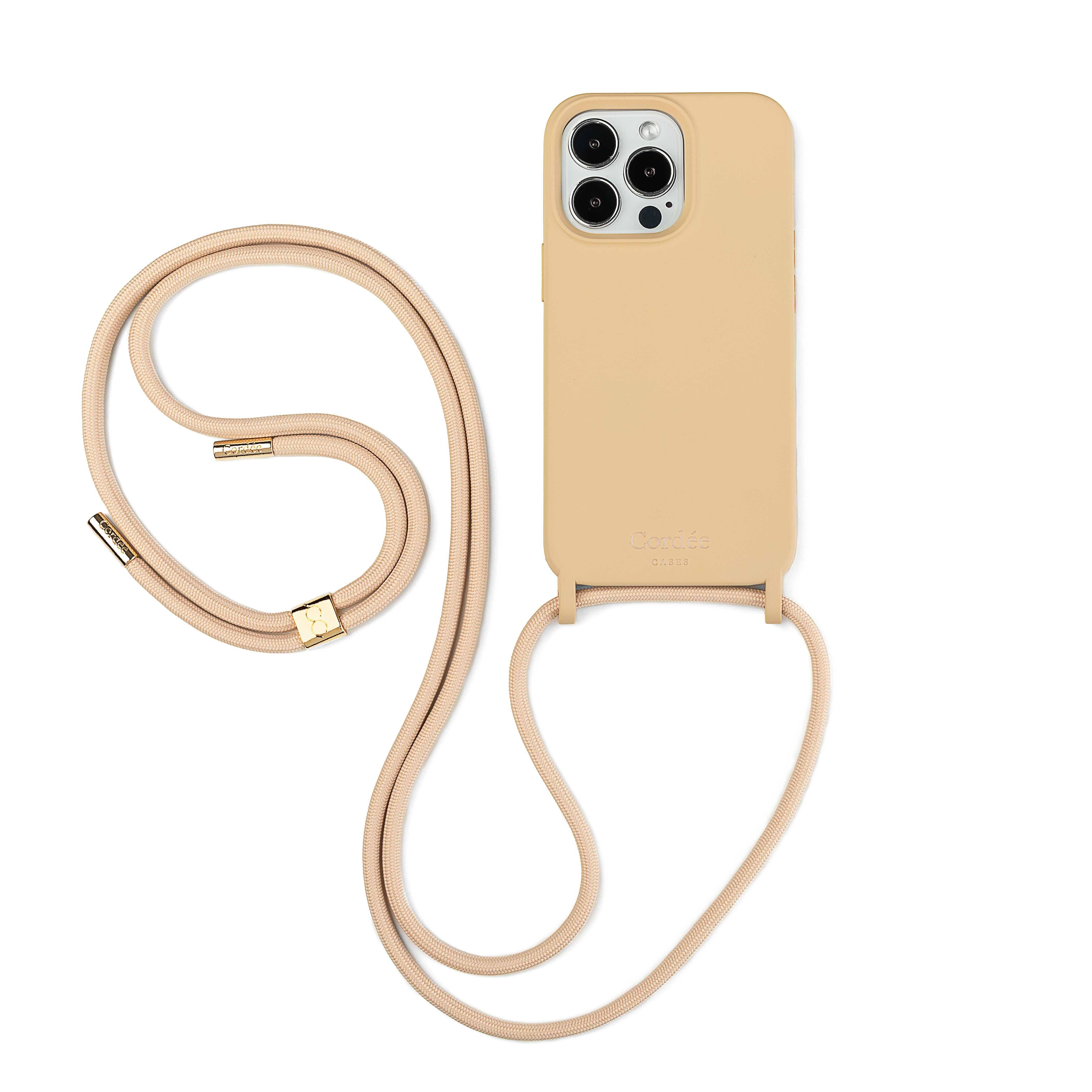 Cairo Phone Strap Set Beige - Cordée Cases