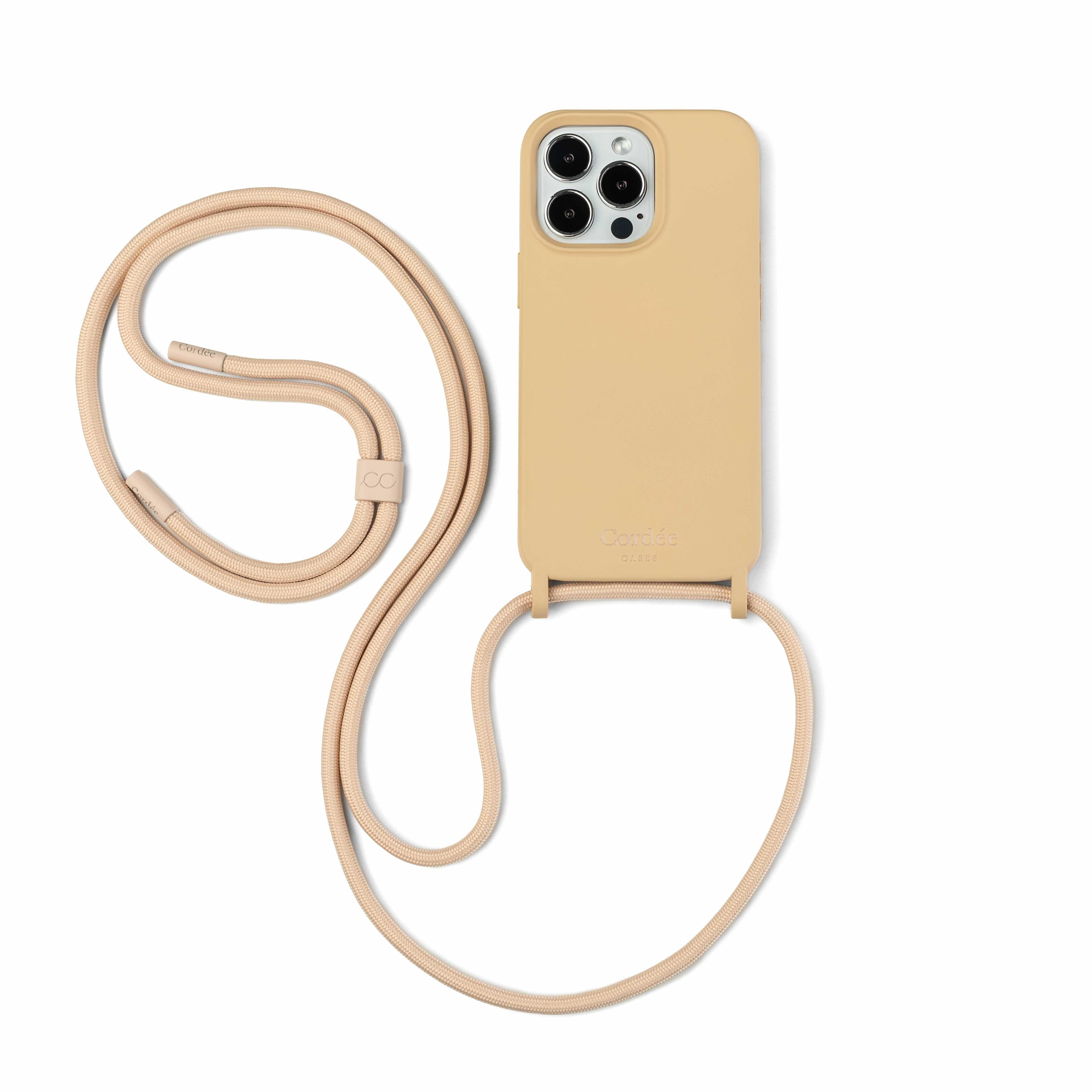 Cairo Phone Strap Set Beige - Cordée Cases