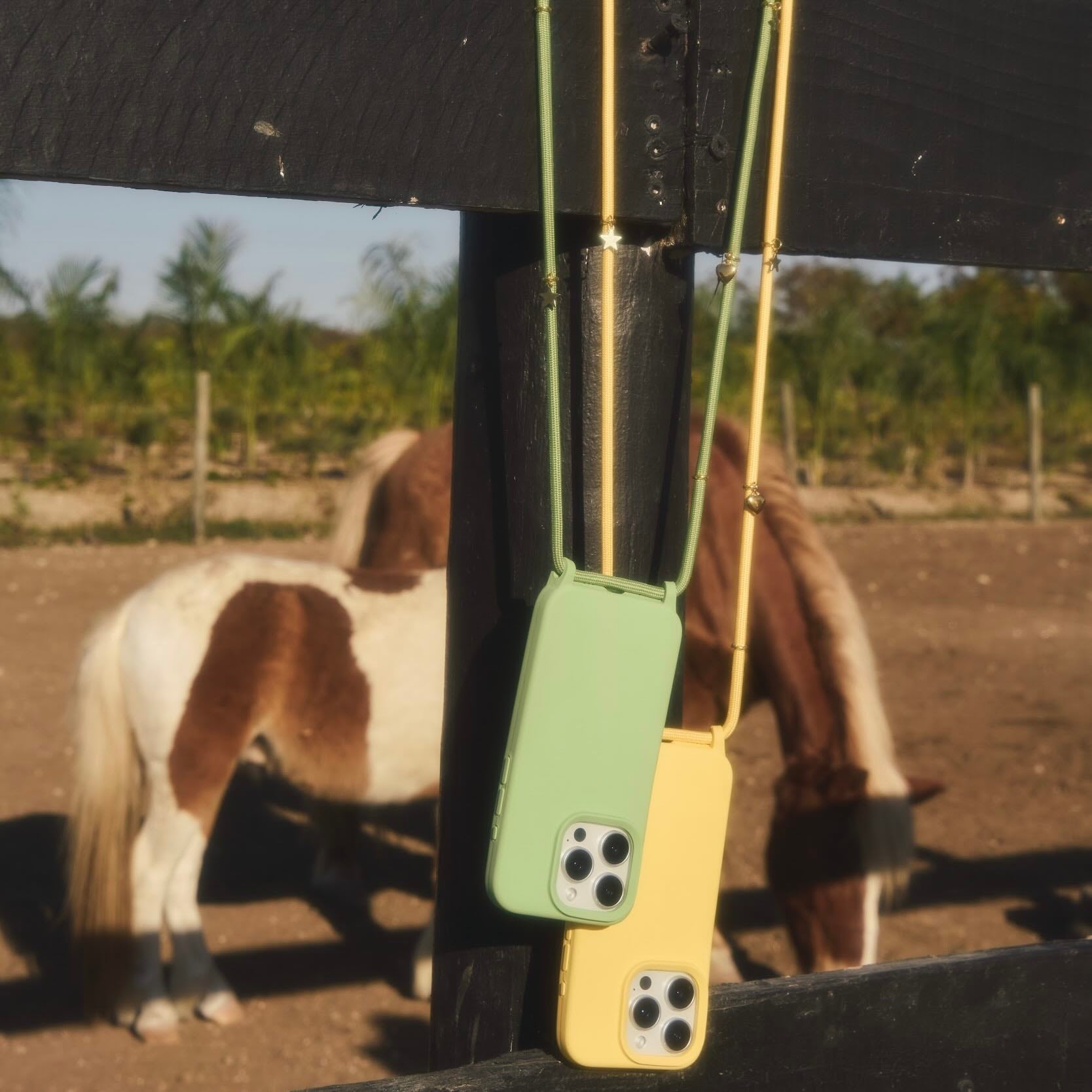 Cairo Phone Strap Set Meadow Green