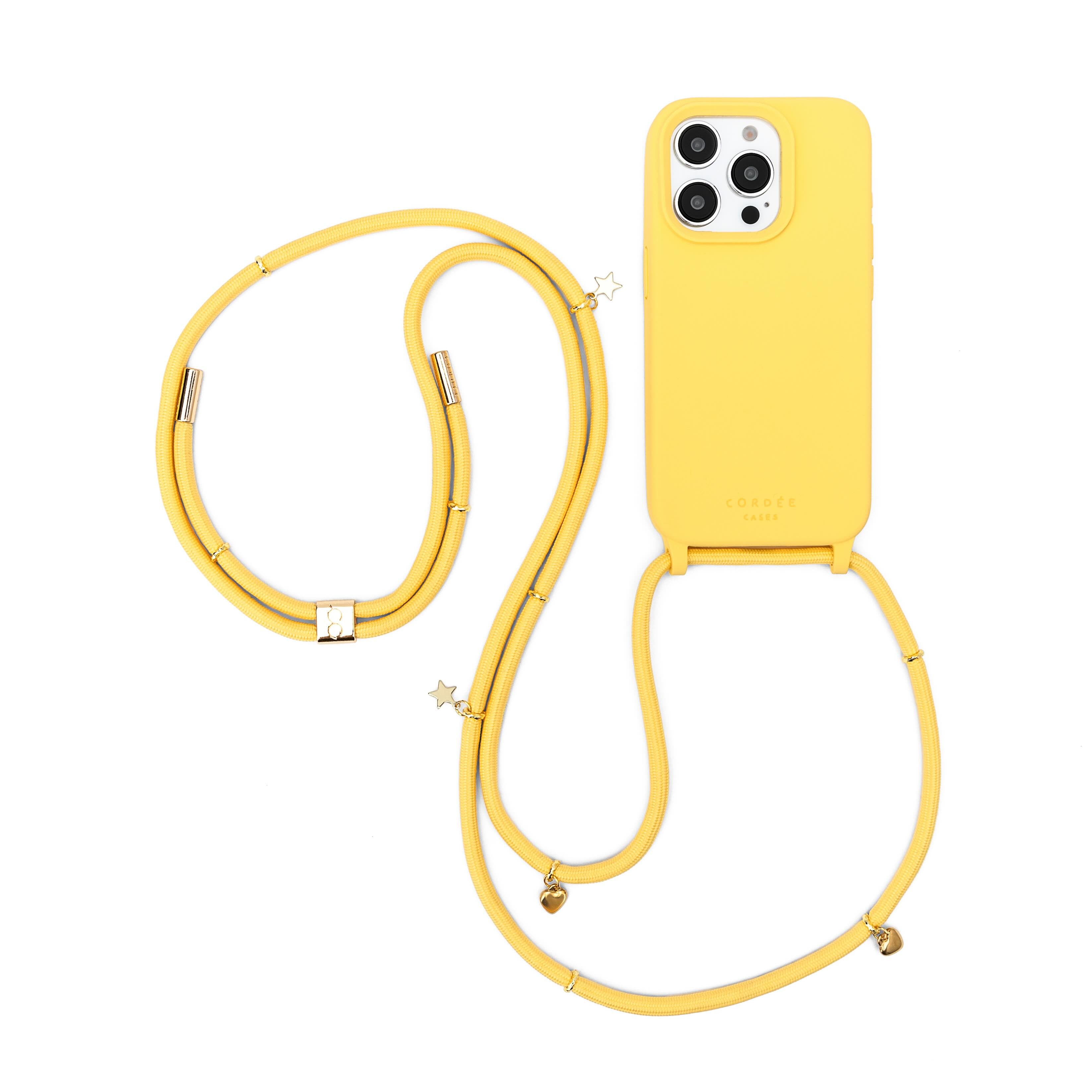 Cairo Phone Strap Set Butter Yellow