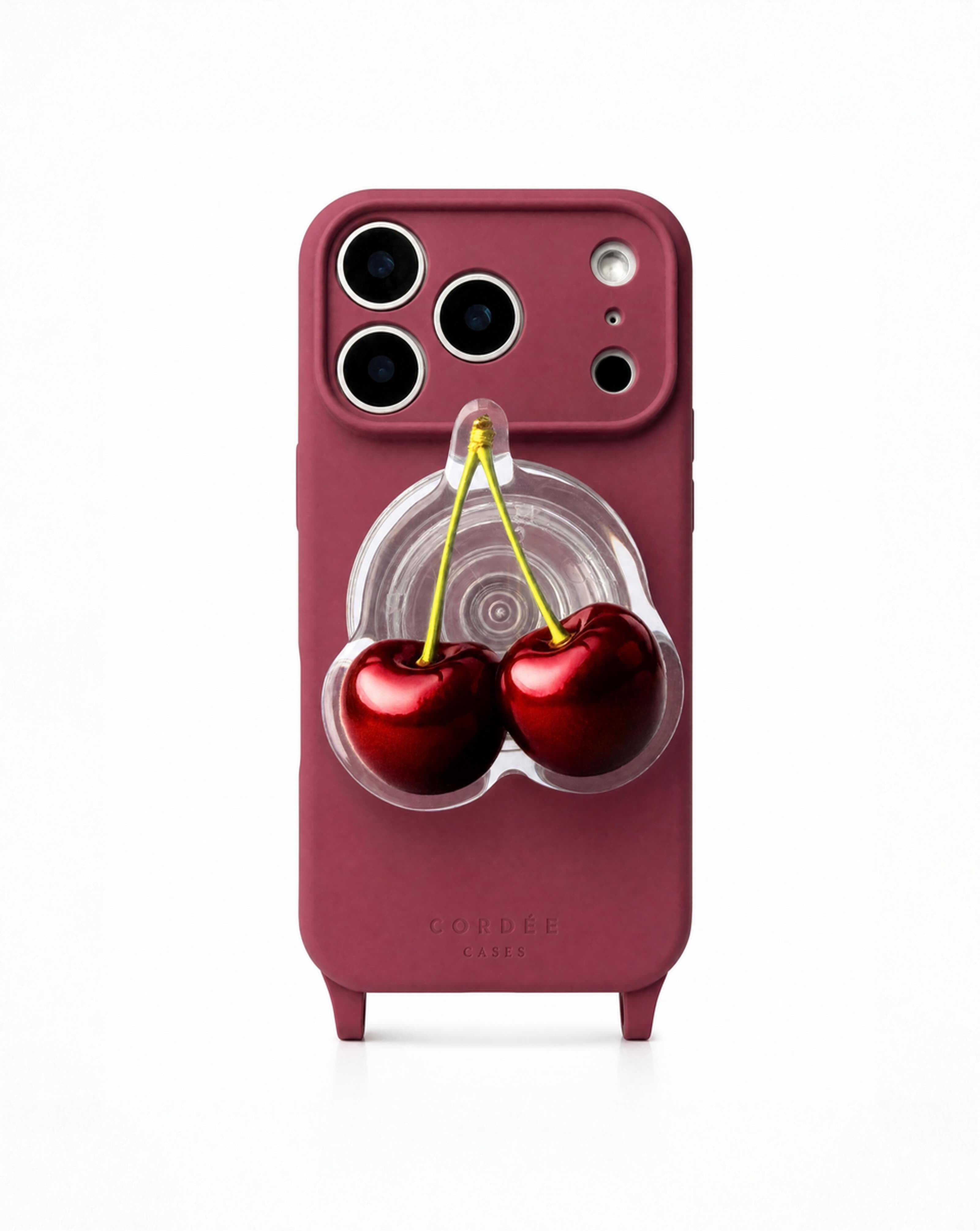 Cherry Magnetic Phone Grip