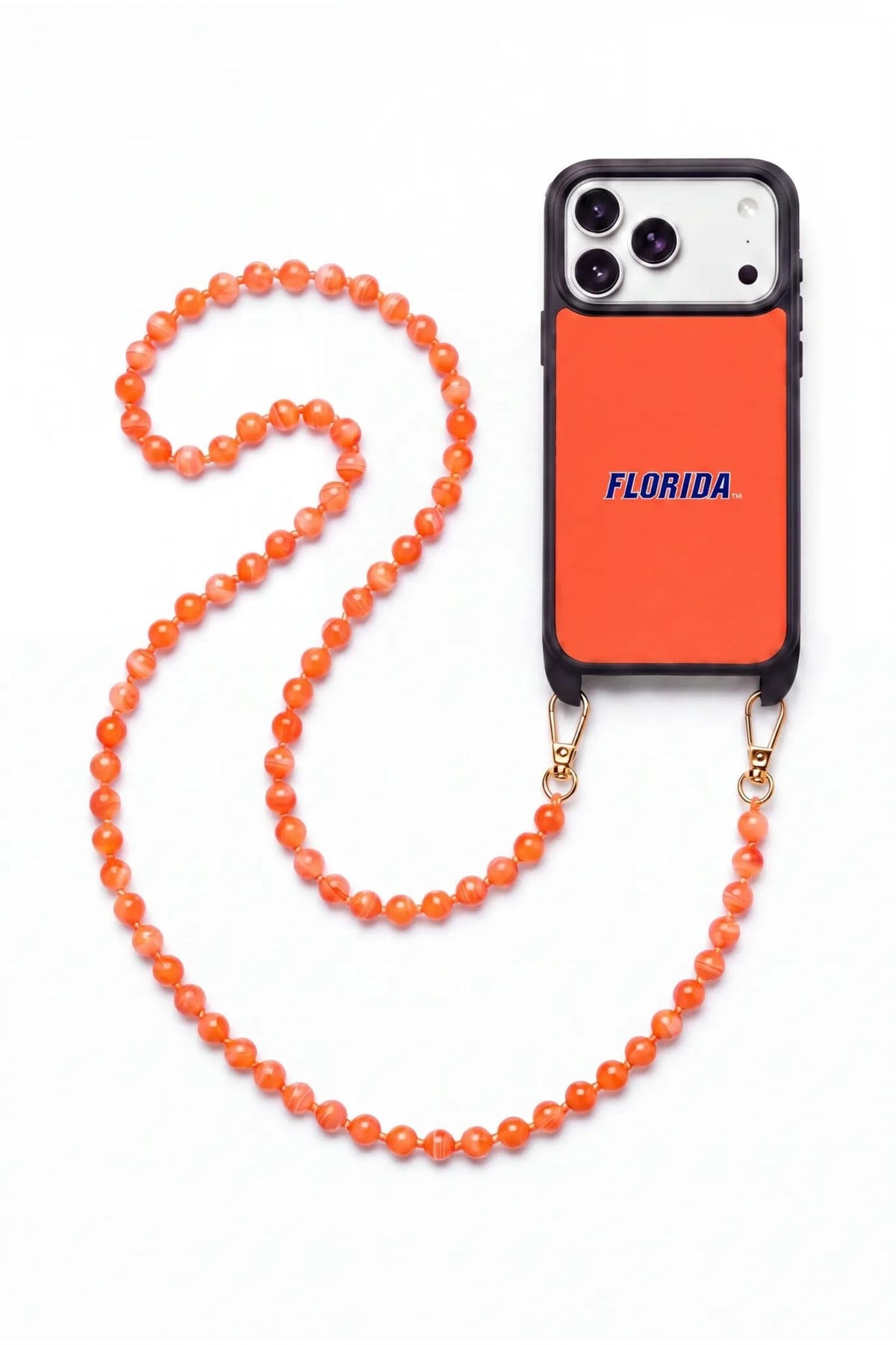 University of Florida Crossbody Phone Chain Set Orange