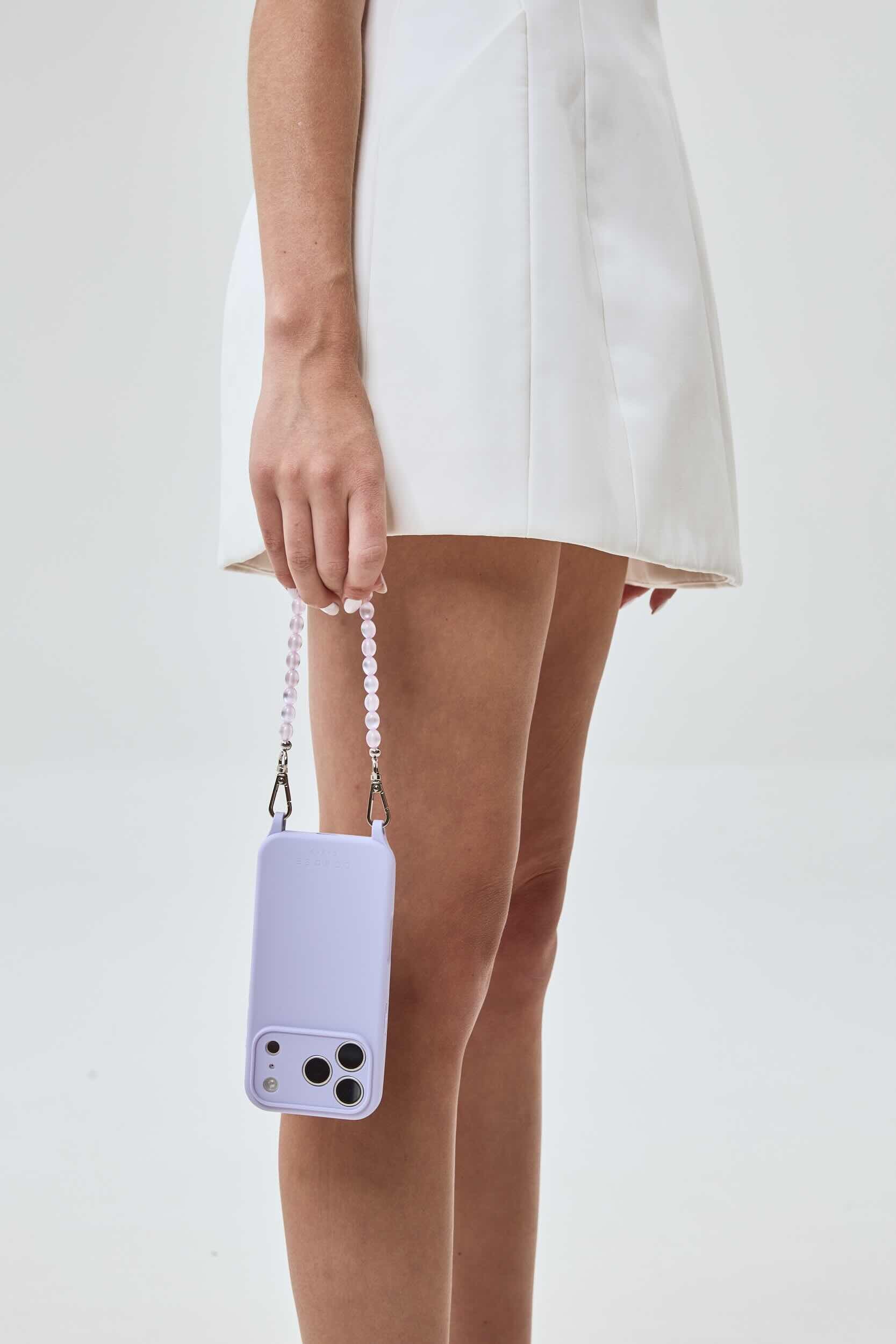 Elara Phone Chain Opal Lilac