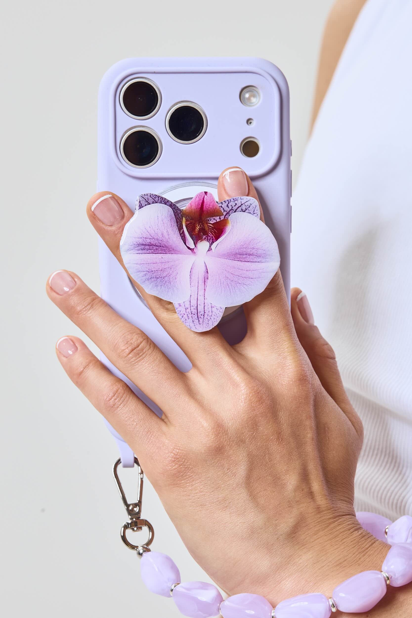 Lilac Orchid Magnetic Phone Grip