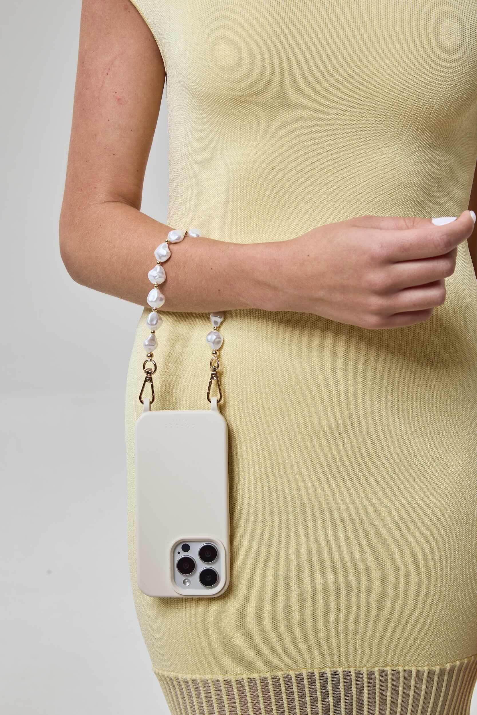 Lune Baroque Pearl Phone Chain