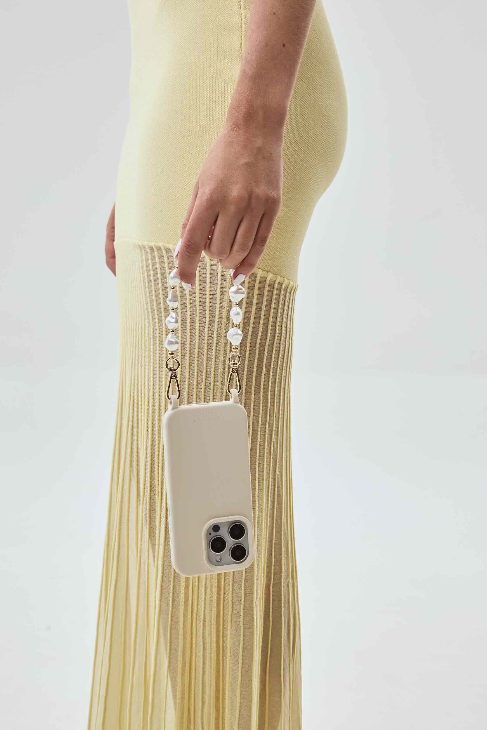 Lune Baroque Pearl Phone Chain