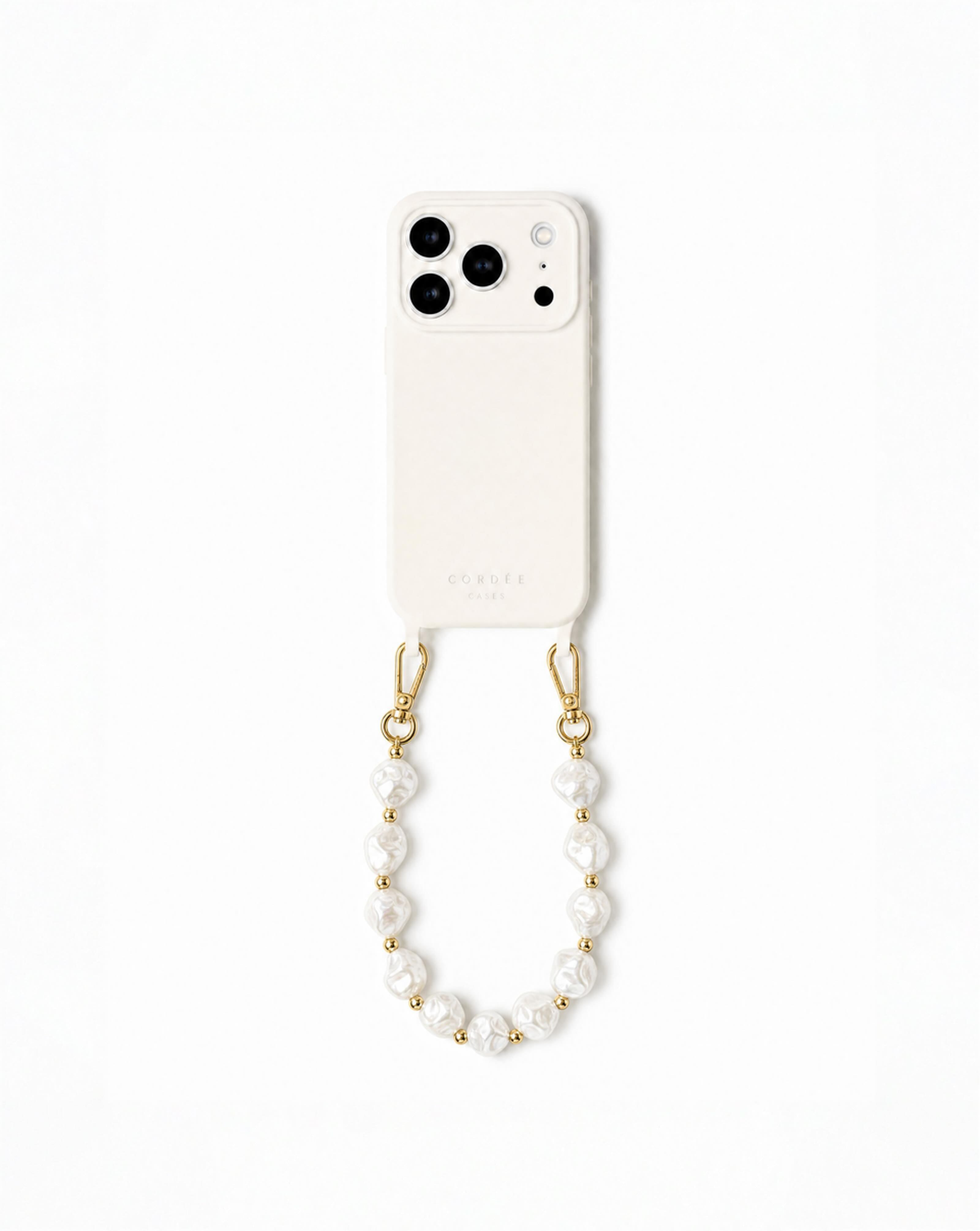 Lune Baroque Pearl Phone Chain Set