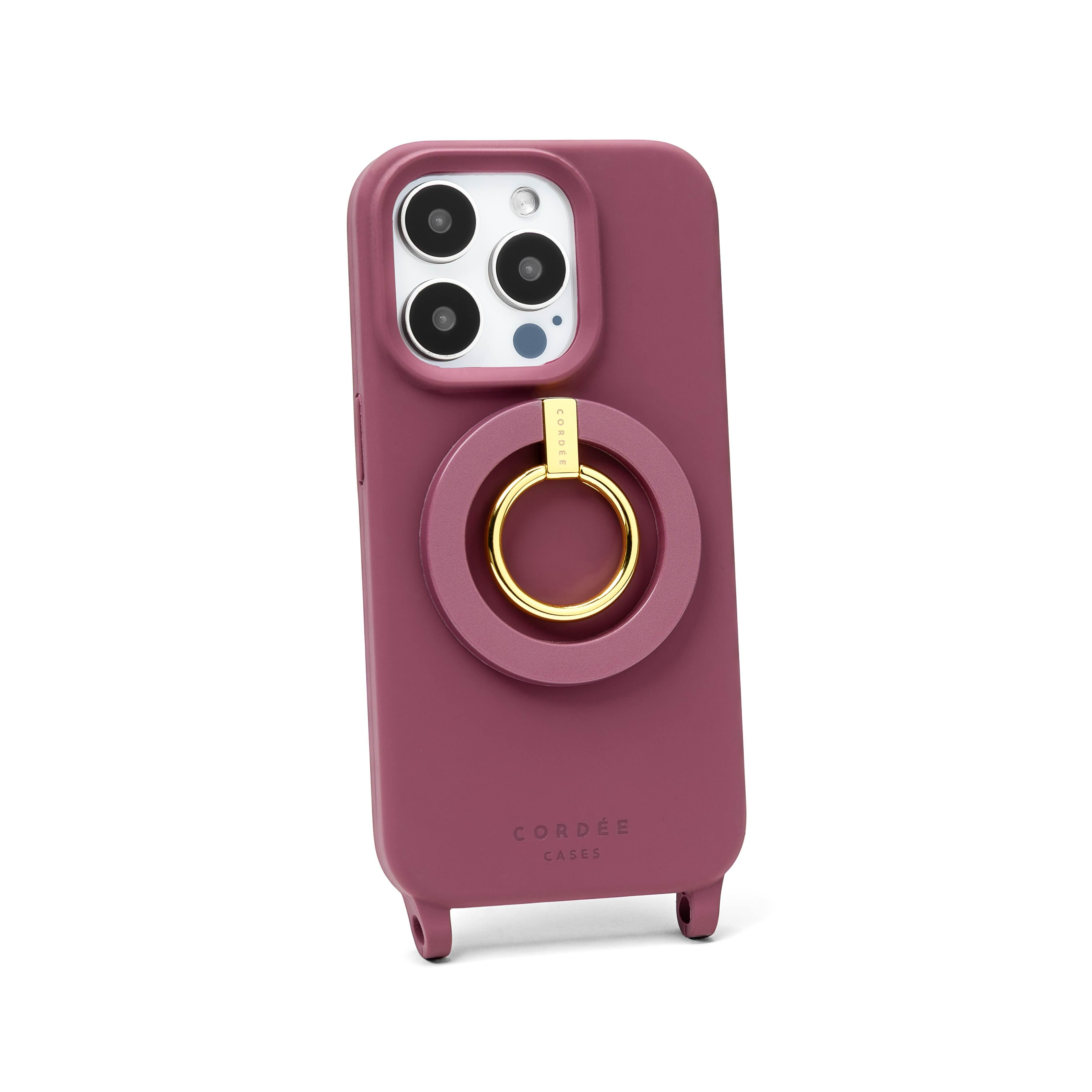 Magnetic Phone Ring Holder Burgundy
