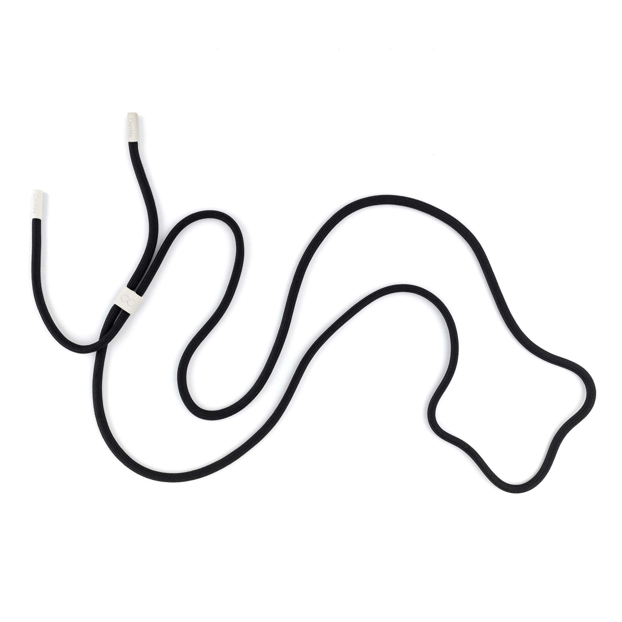Noah Phone Strap Black - Cordée Cases