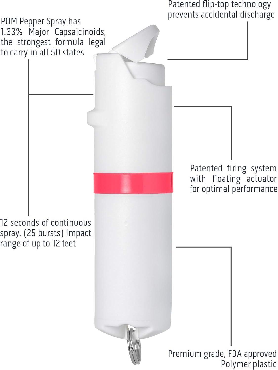 POM Pepper Spray White