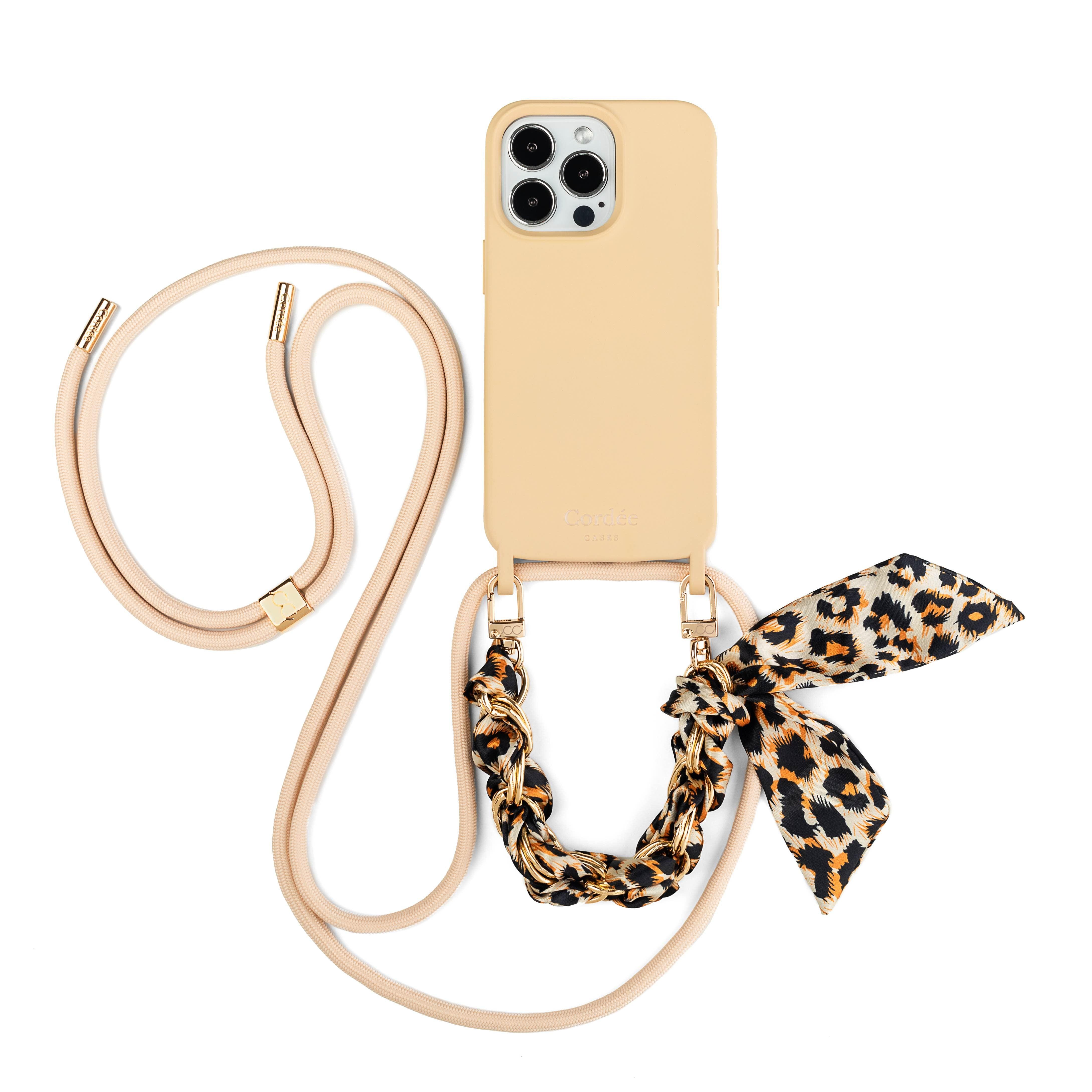 Lima Phone Strap Set Beige - Cordée Cases