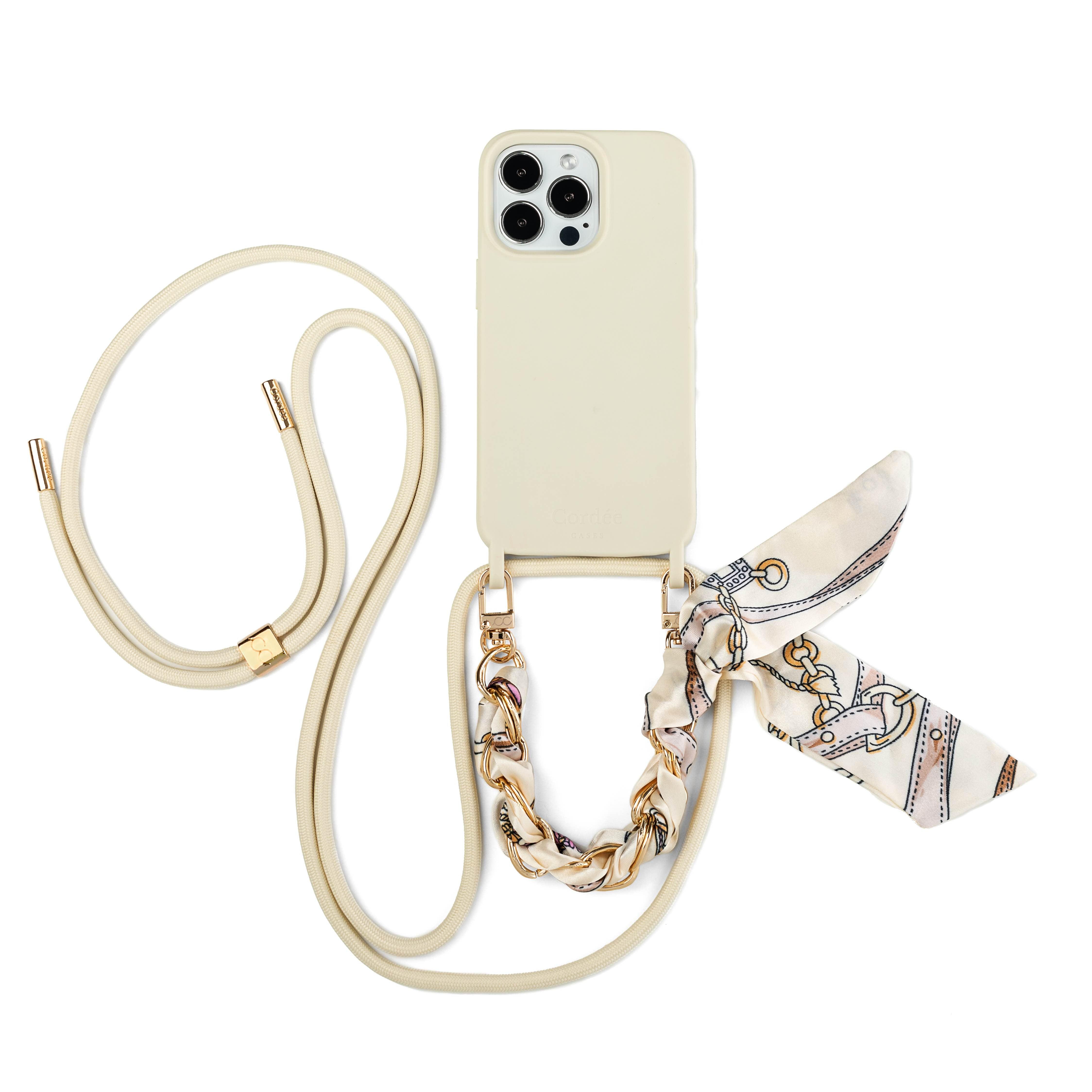 Lima Phone Strap Set Ivory - Cordée Cases