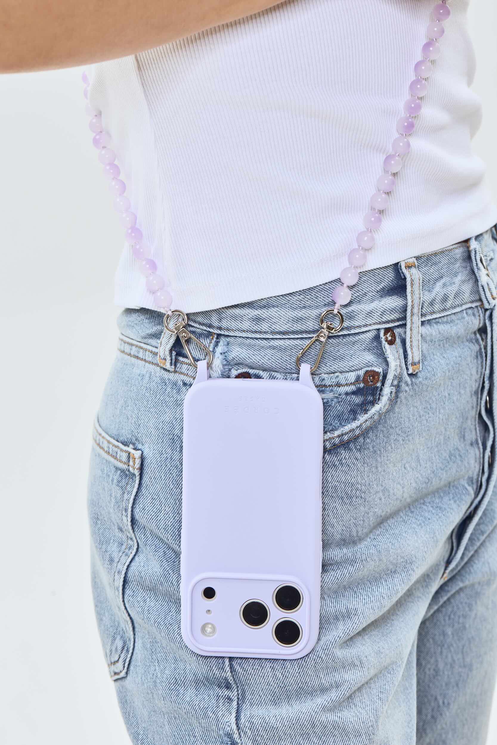 Scarlett Phone Chain Lilac
