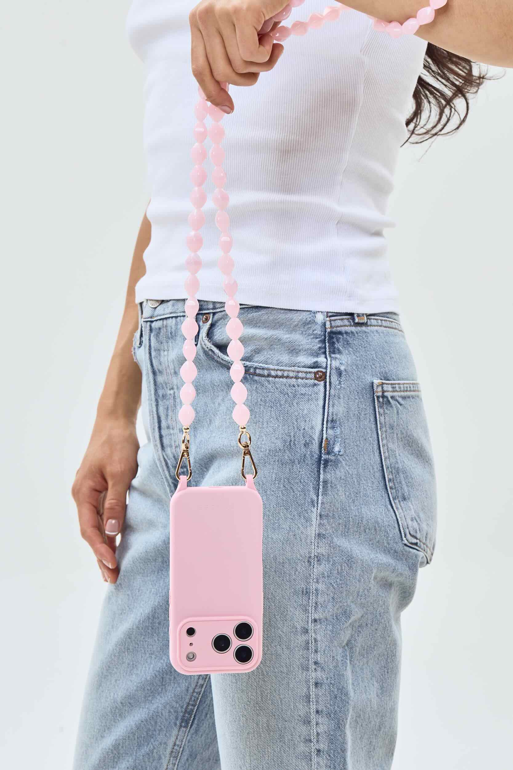 Valerie Phone Chain Blush