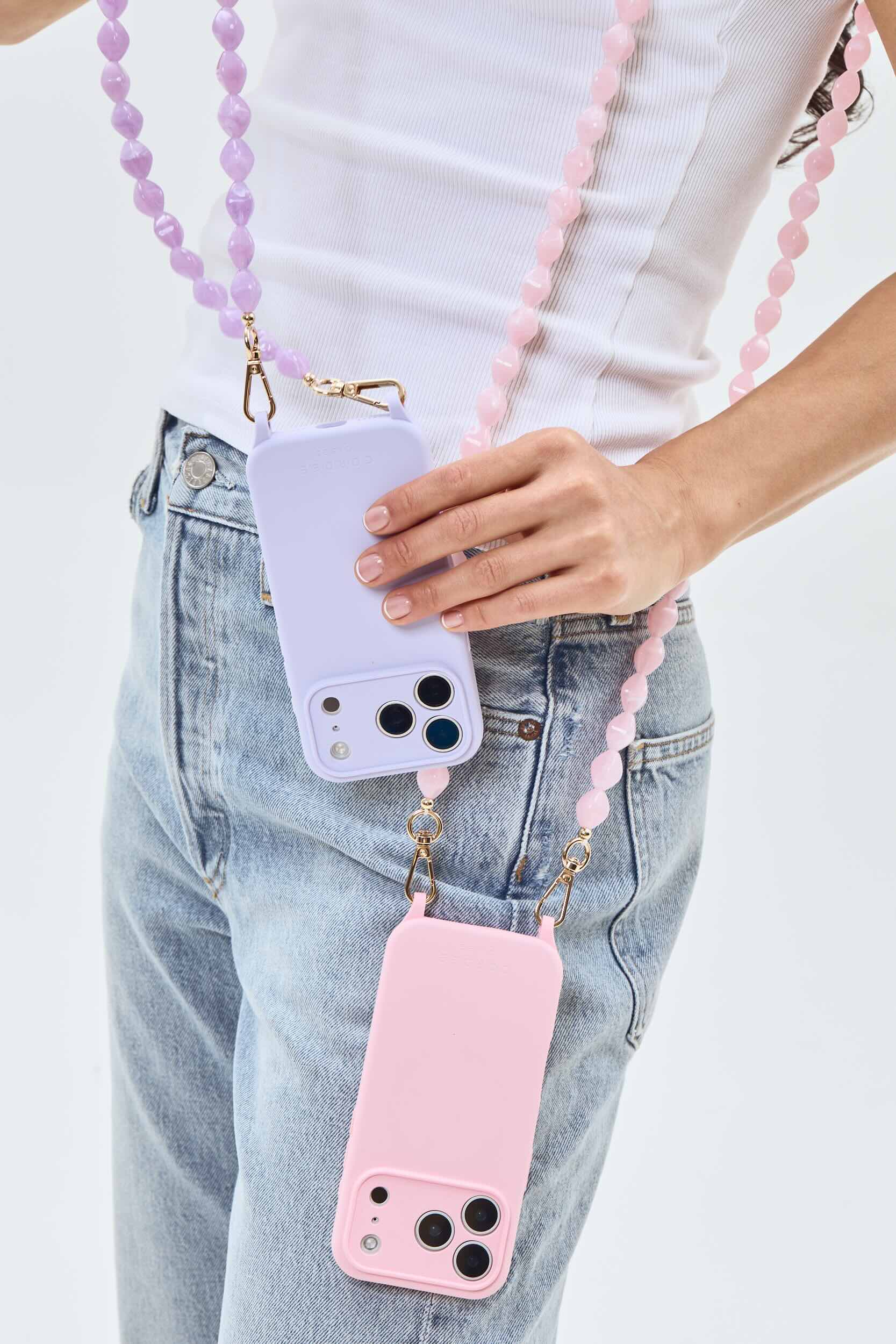 Valerie Phone Chain Blush
