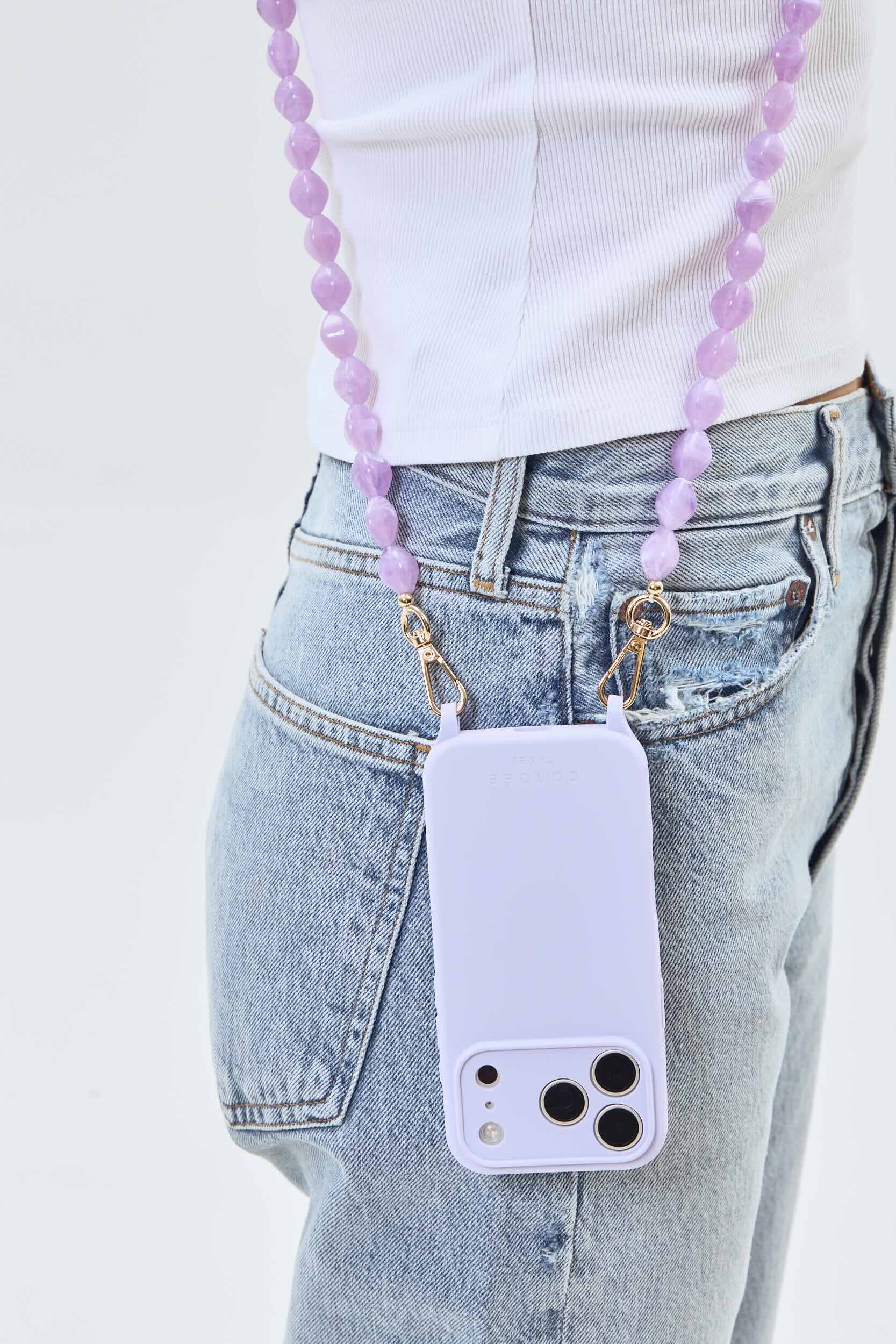 Valerie Phone Chain Lilac