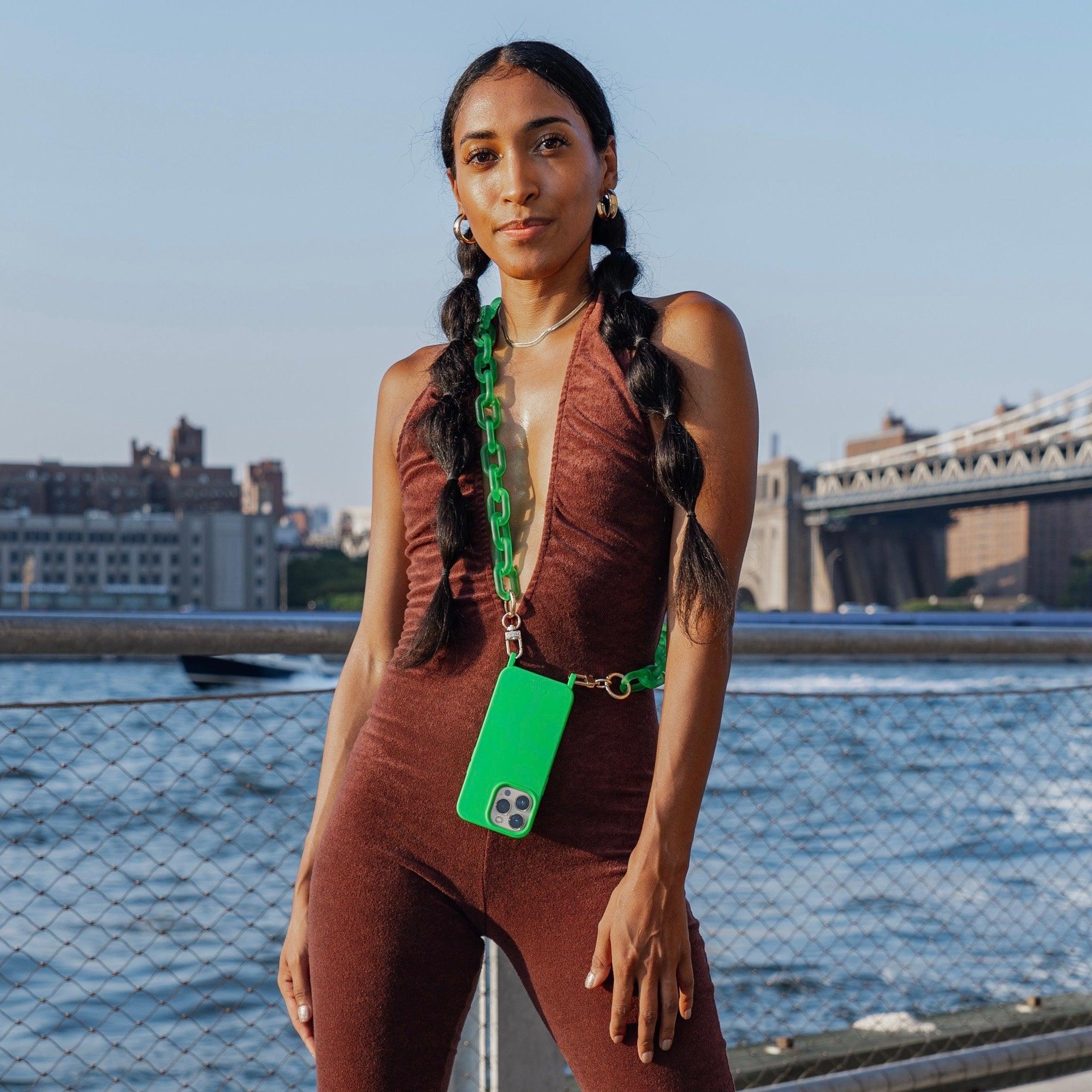 Silicone Phone Case Neon Green