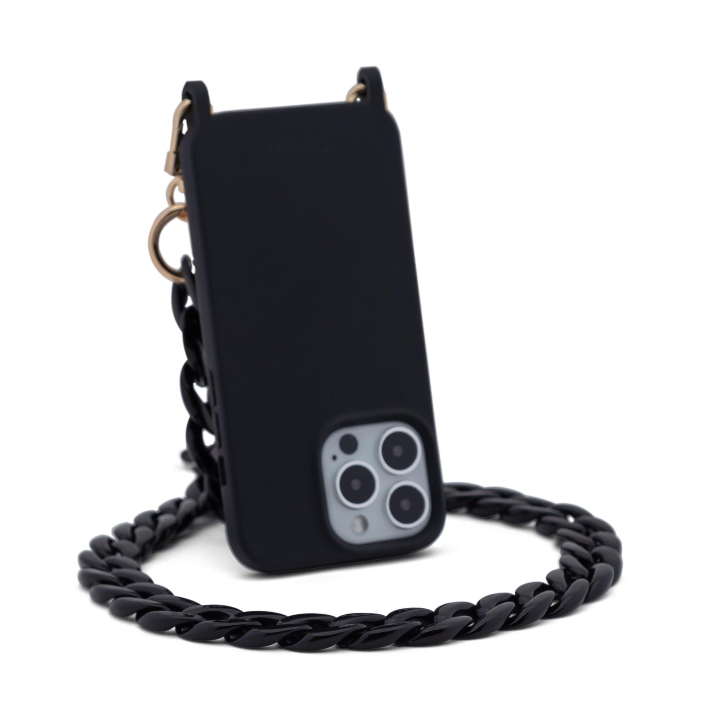 Curby Phone Chain Black - Cordée Cases