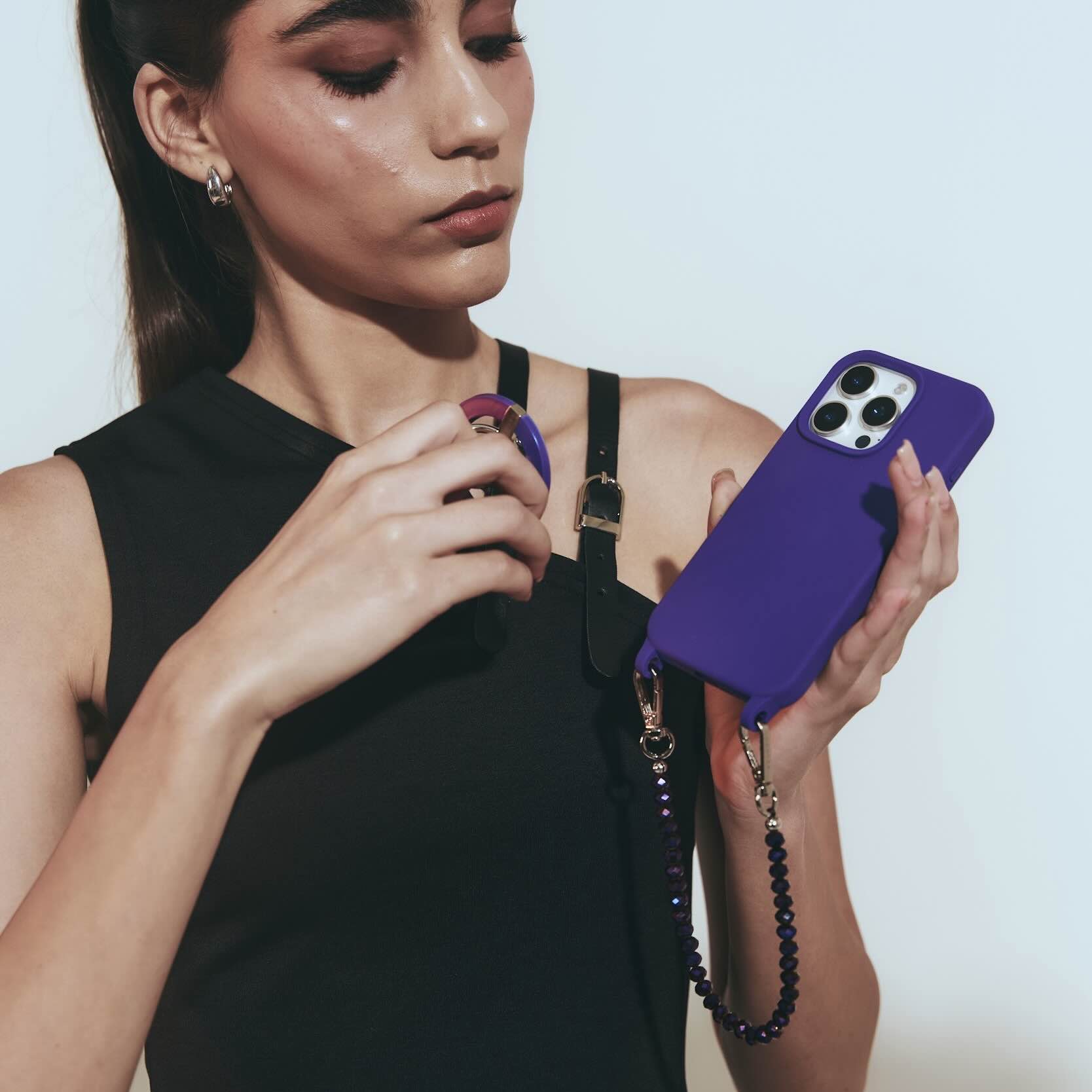 07 Phone Chain Set Ultraviolet