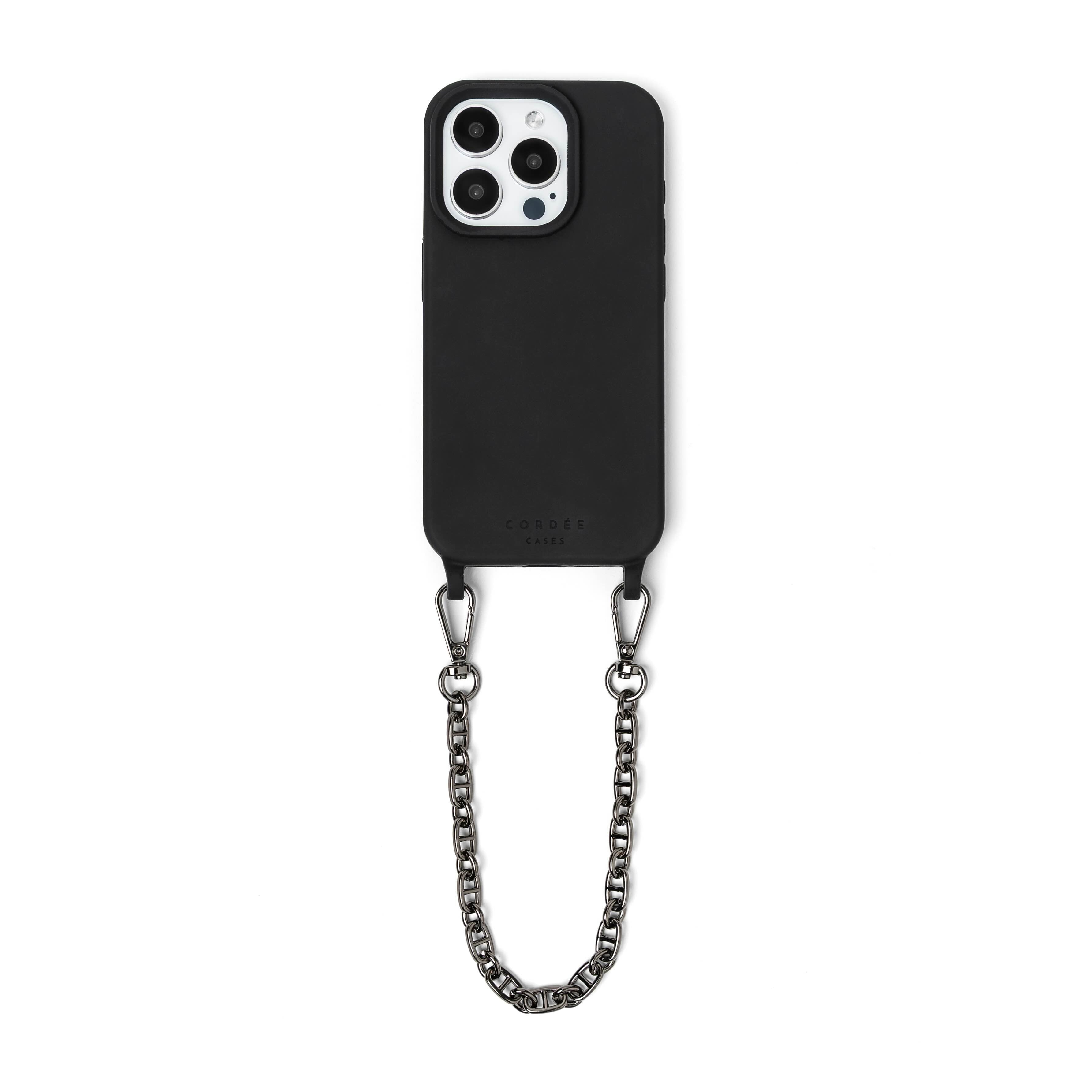 12 Phone Chain Set Black