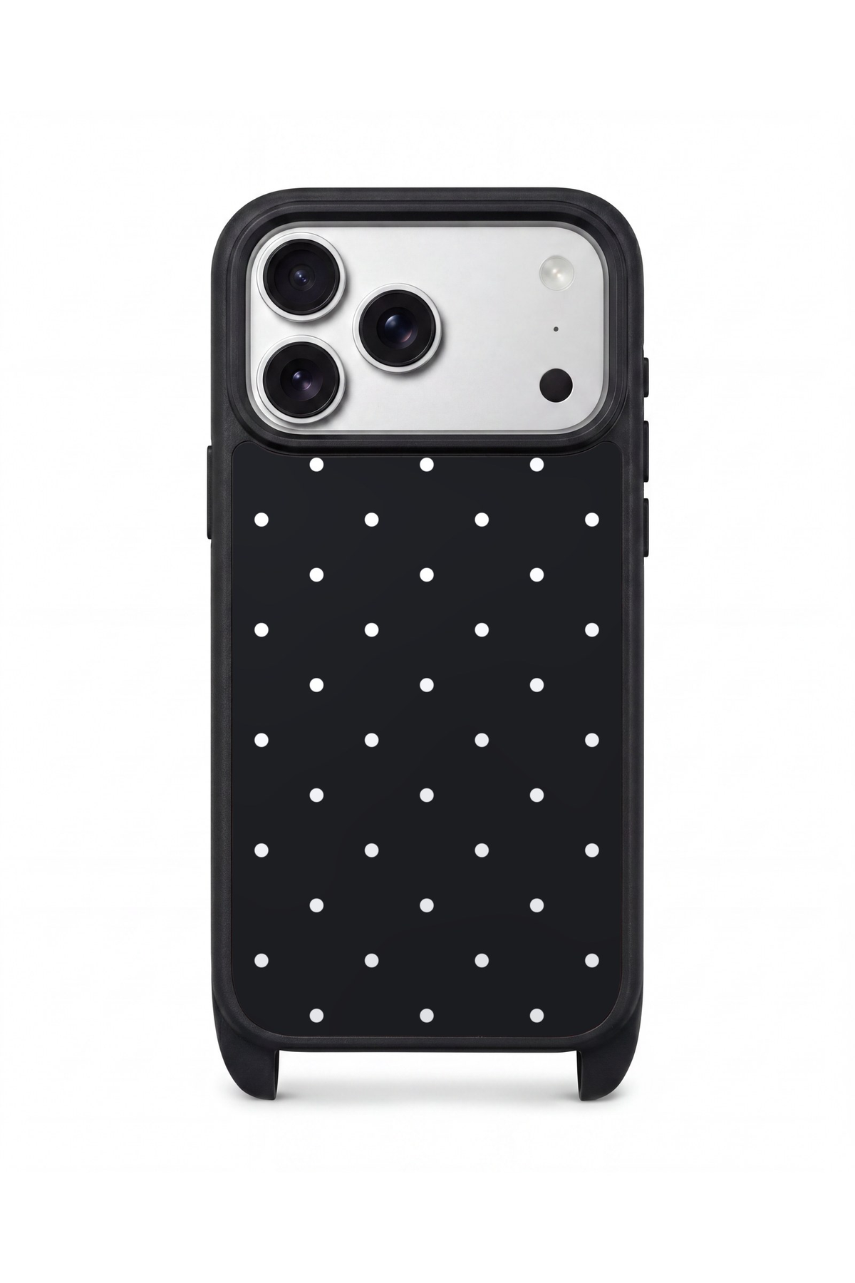 Polka Dot Phone Case Black