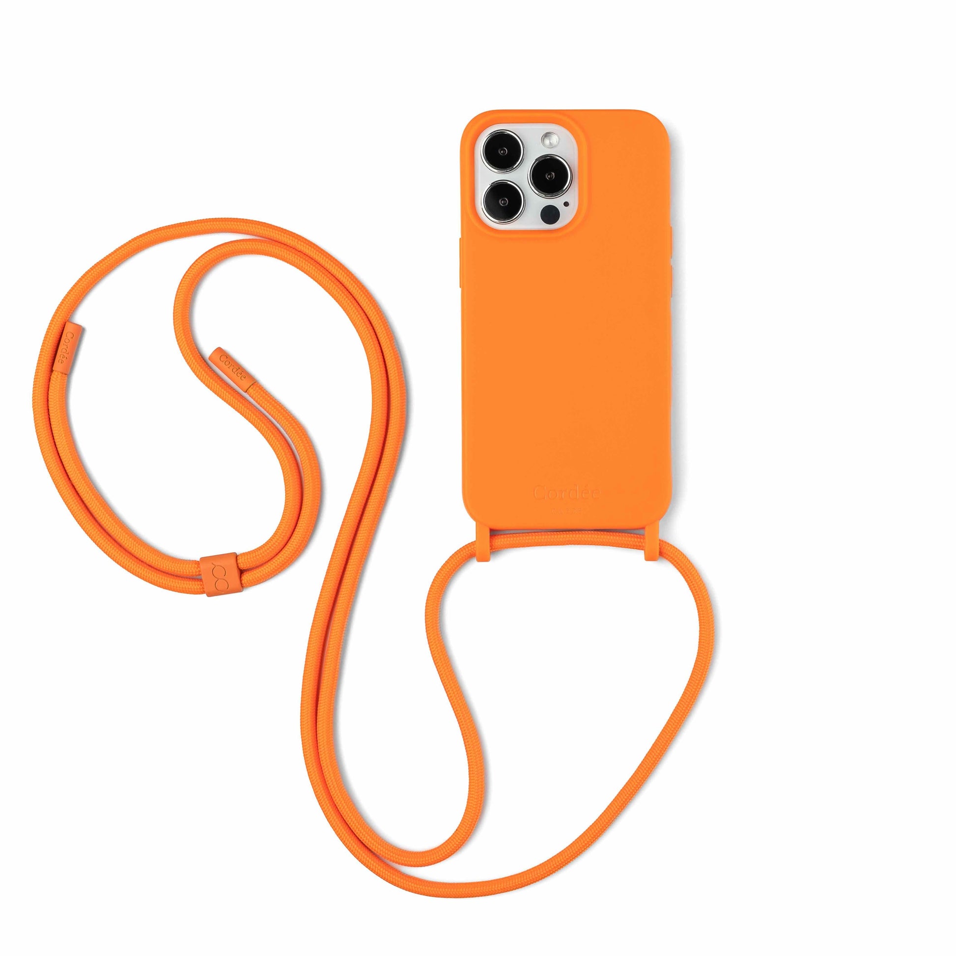 Cairo Phone Strap Set Orange - Cordée Cases