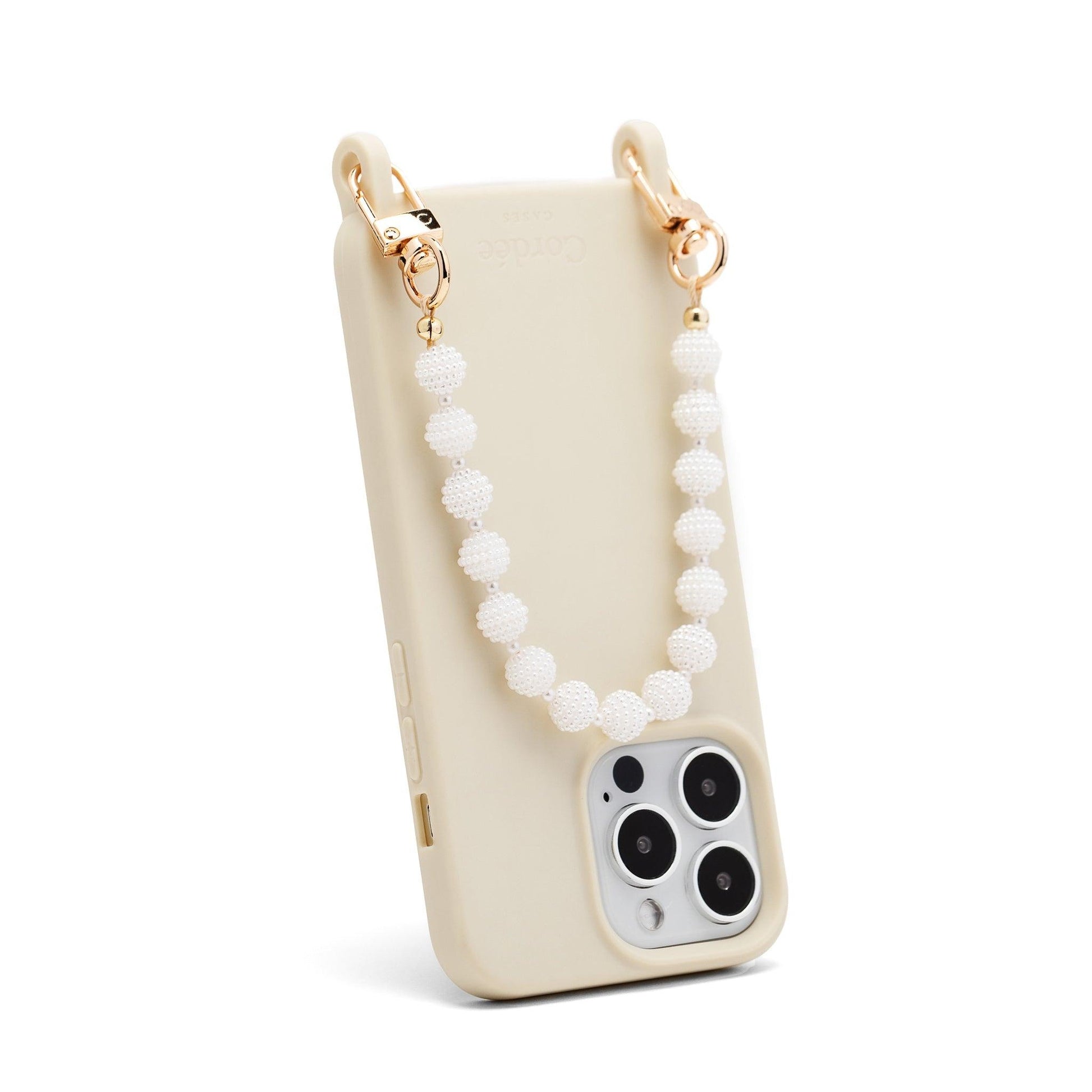 Berry Wristlet Ivory - Cordée Cases