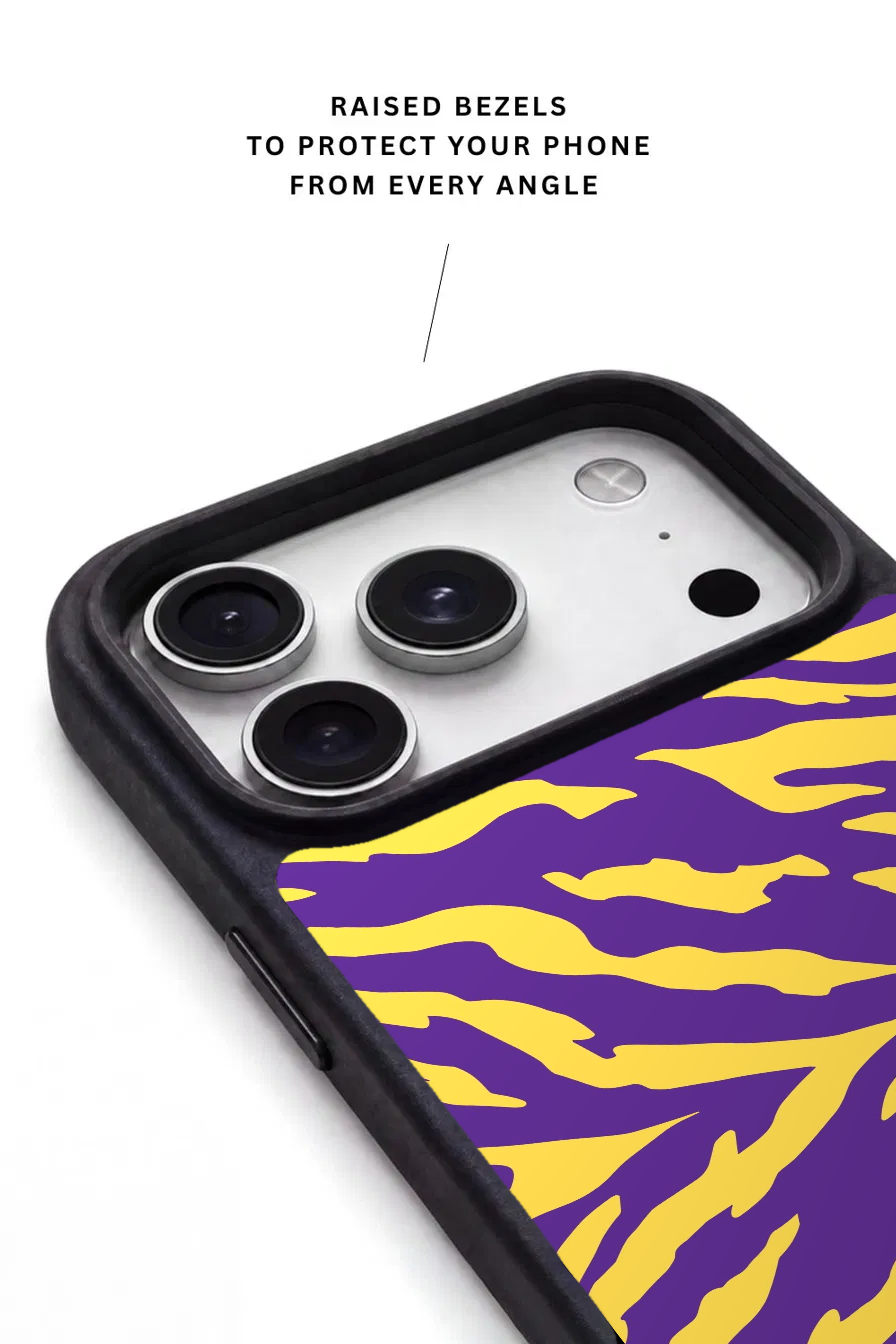 Louisiana State University Phone Case Purple Tiger