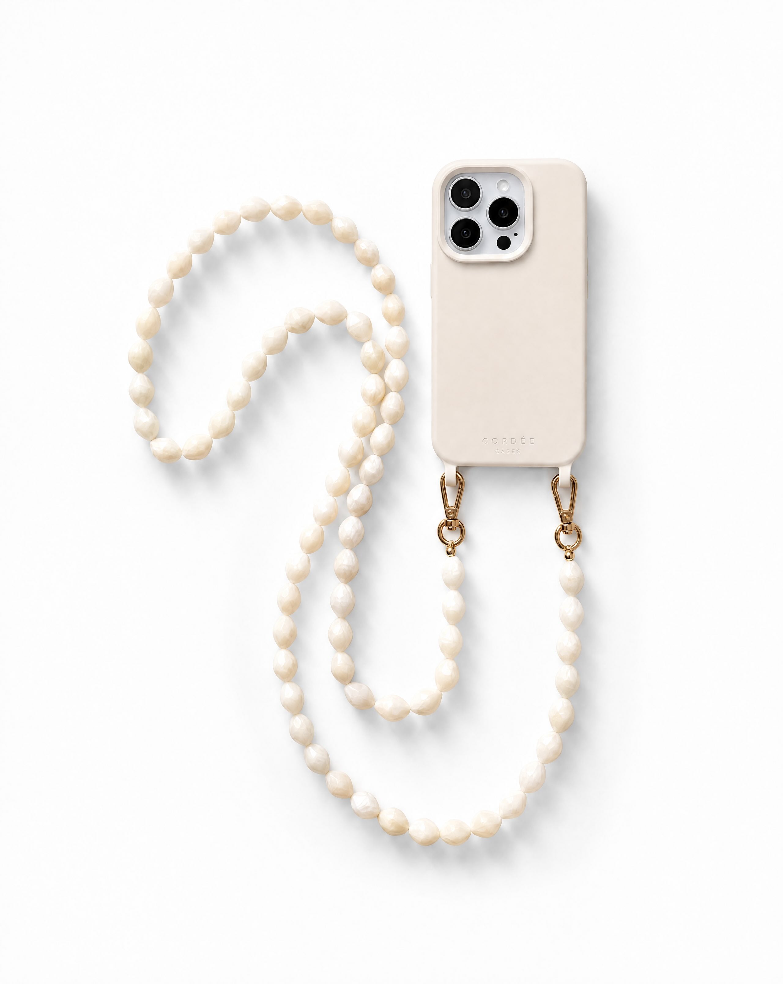 Valerie Phone Chain Set Ivory