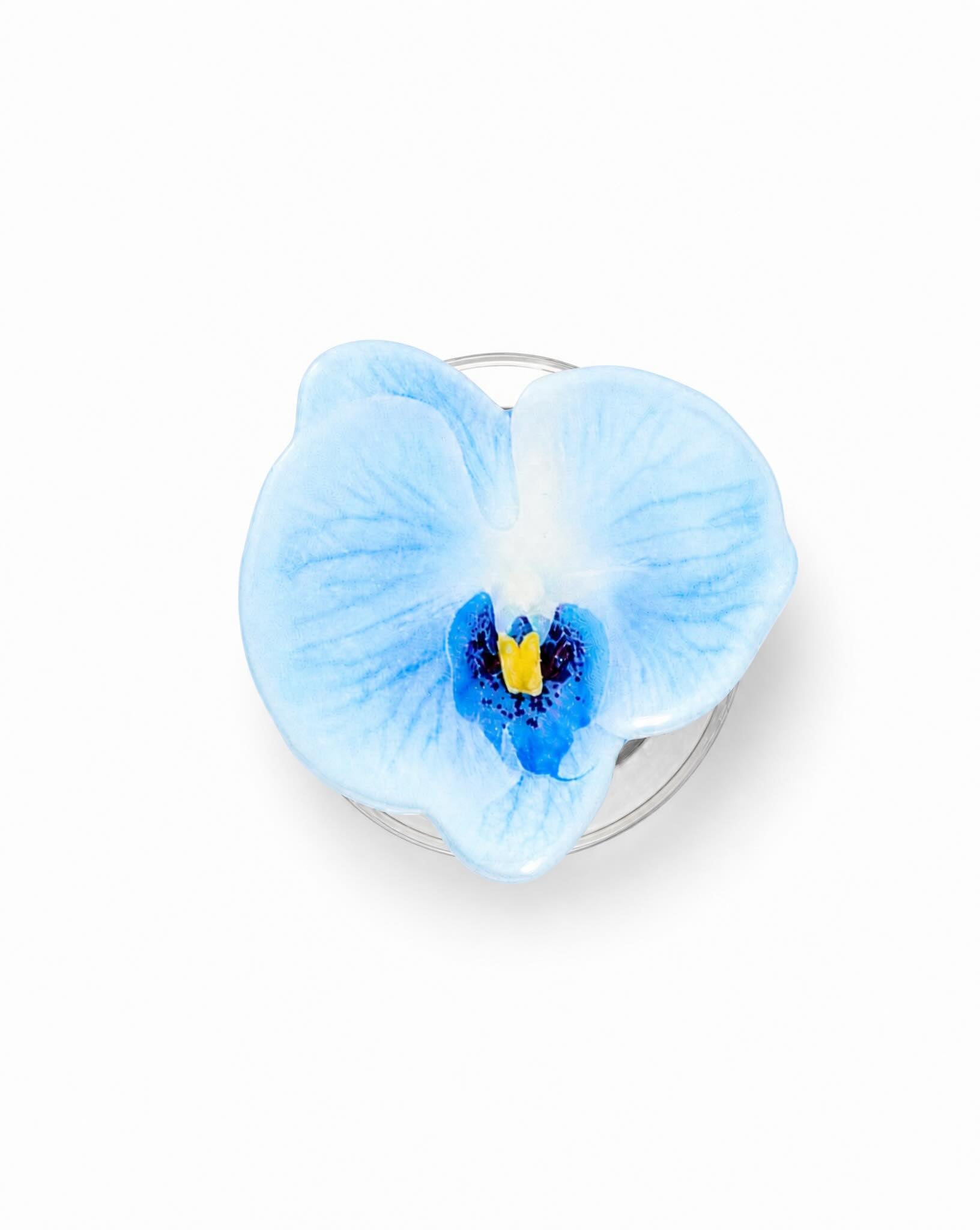 Blue Orchid Magnetic Phone Grip