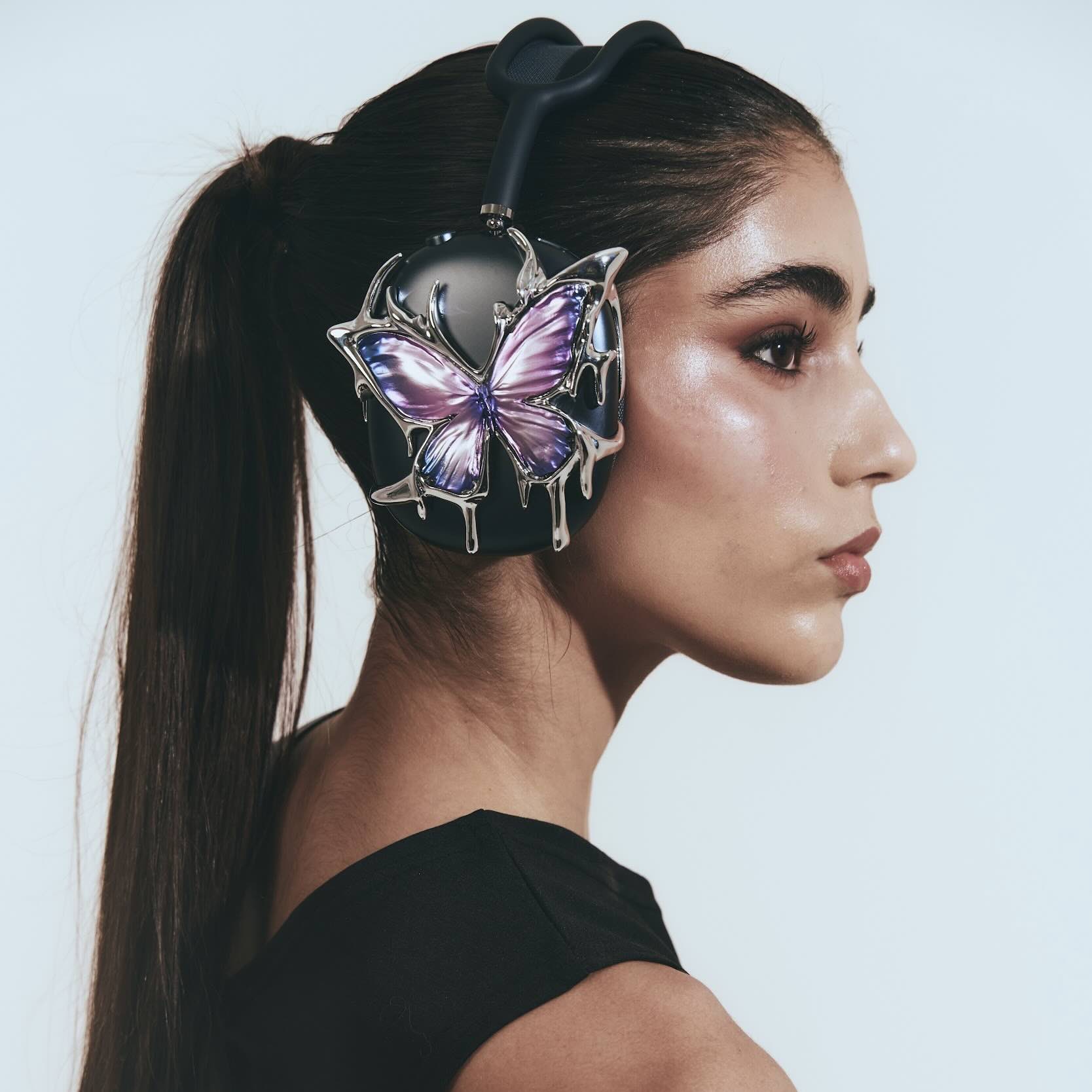 Butterfly Chrome AirPods Max Case
