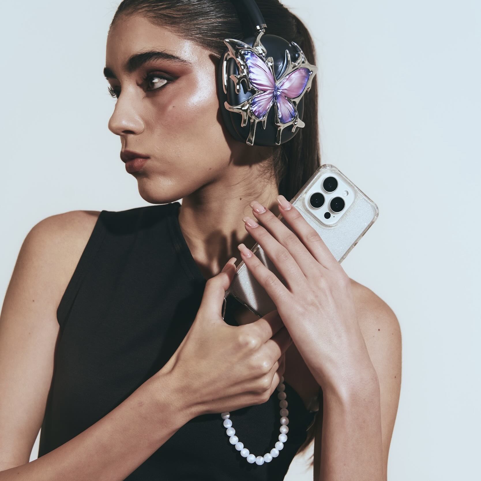 Butterfly Chrome AirPods Max Case