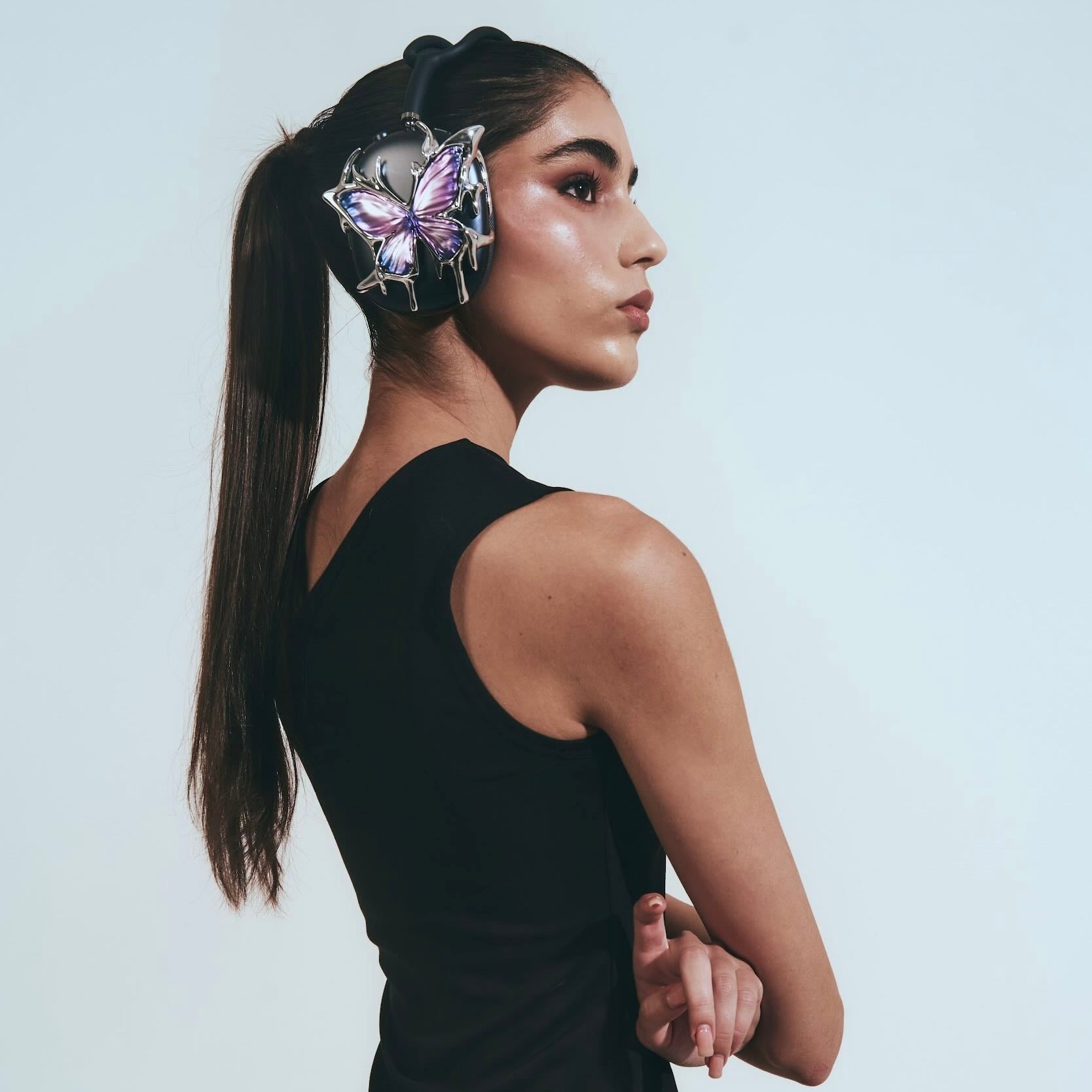 Butterfly Chrome AirPods Max Case