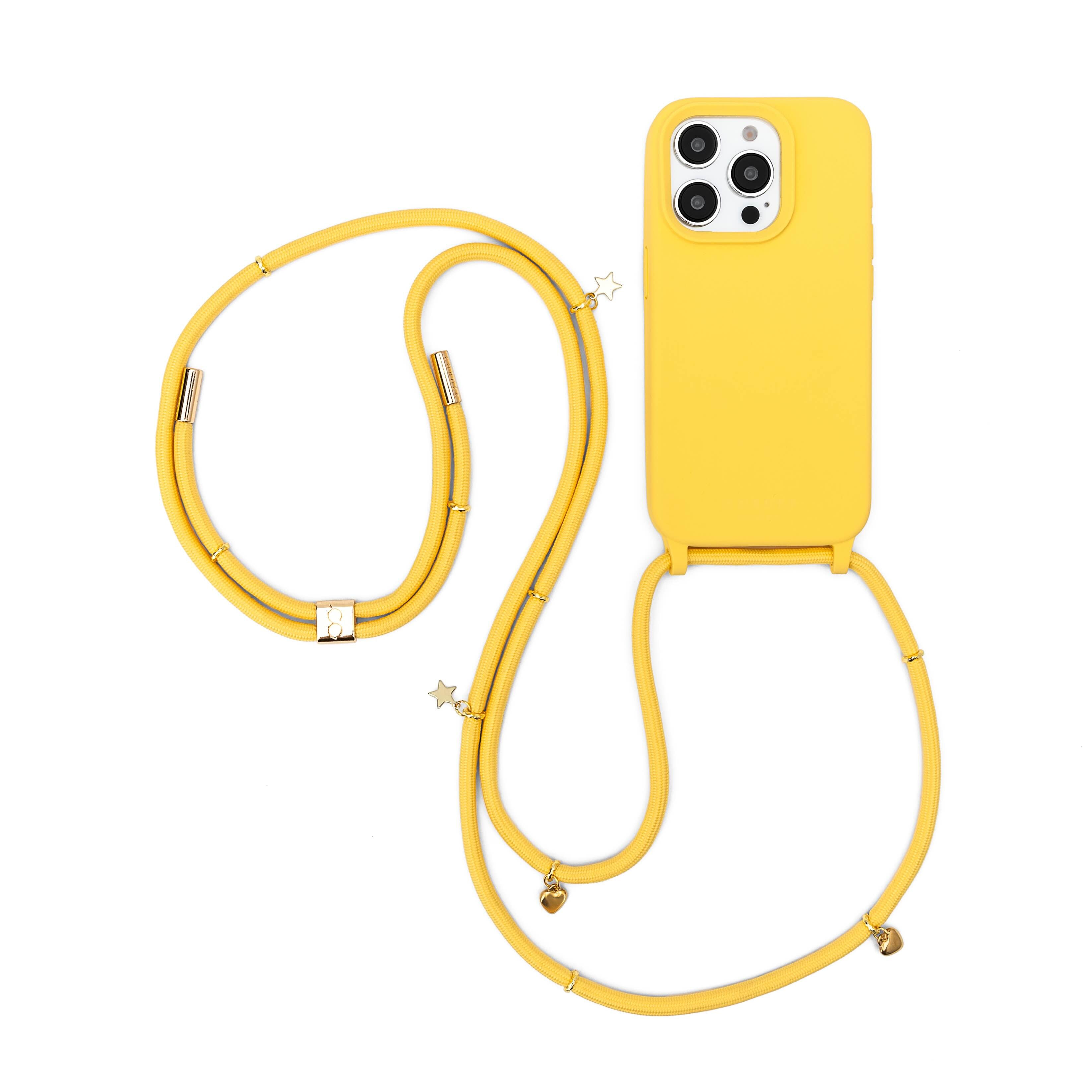 Cairo Phone Strap Set Butter Yellow