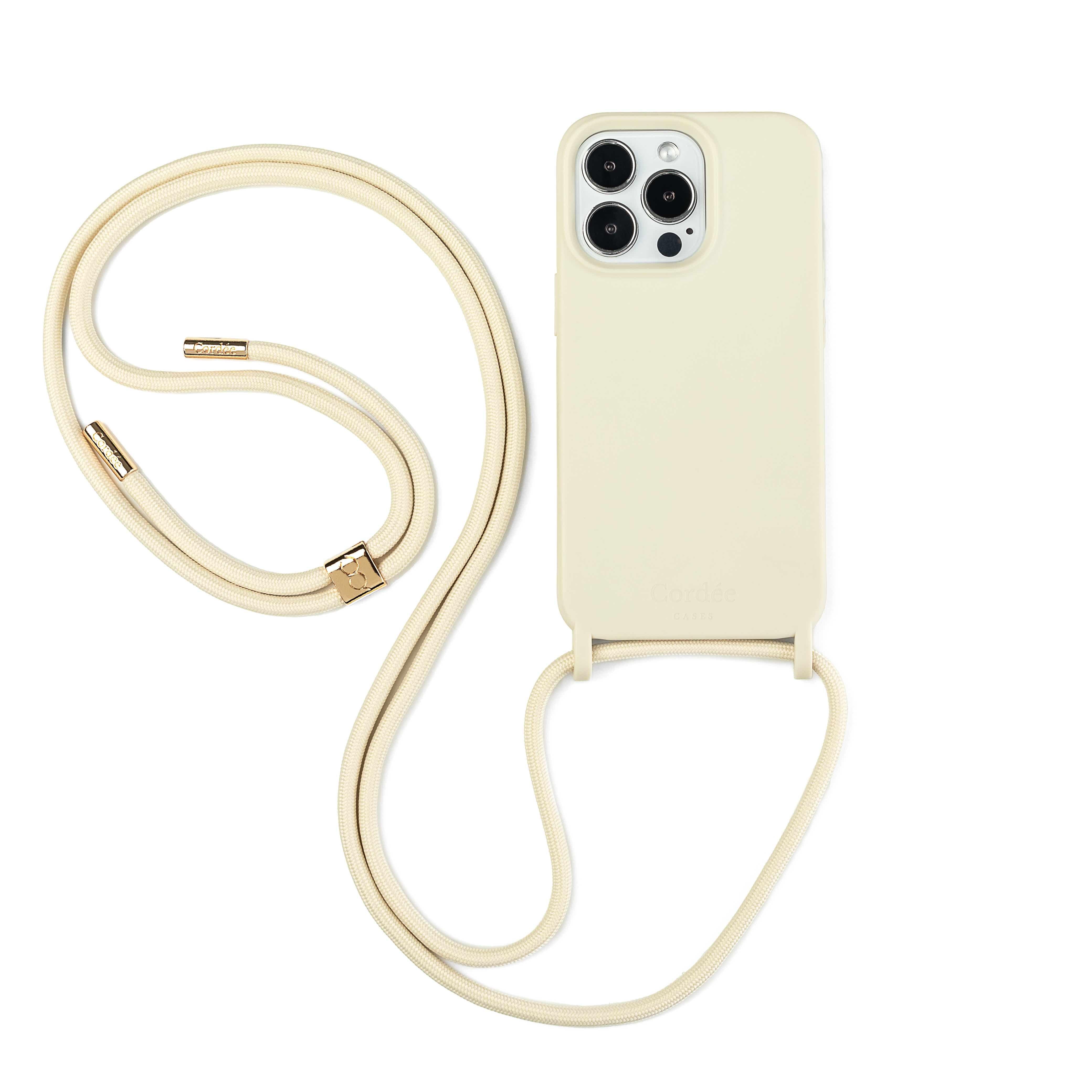 Cairo Phone Strap Set Ivory - Cordée Cases