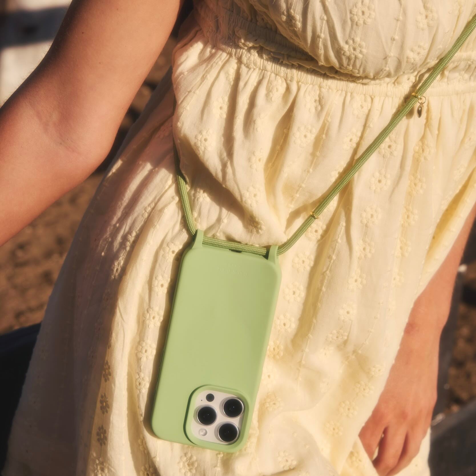 Cairo Phone Strap Set Meadow Green