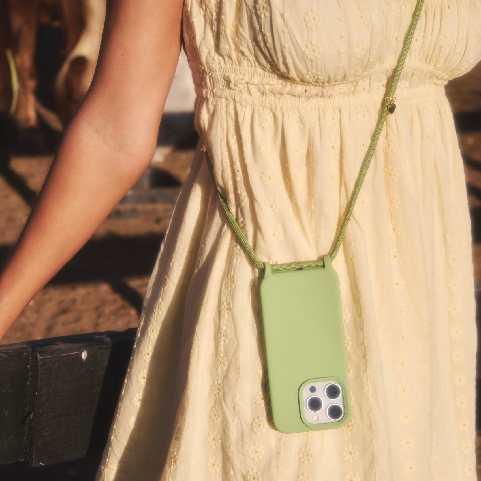 Cairo Phone Strap Set Meadow Green