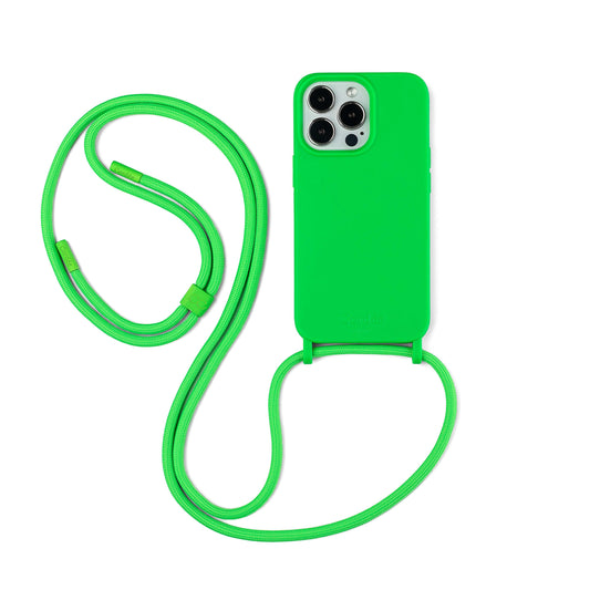 Cairo Phone Strap Set Neon Green - Cordée Cases