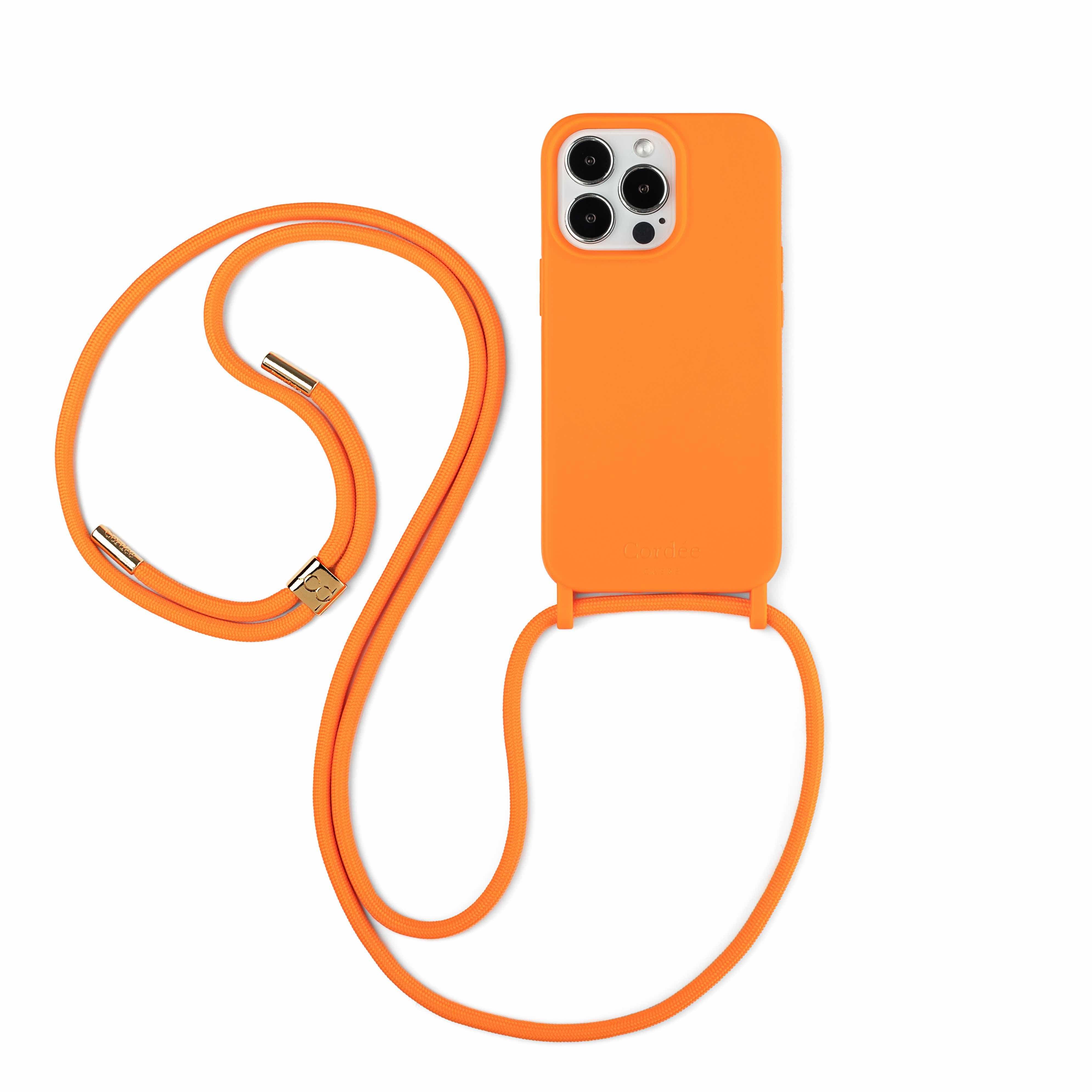 Cairo Phone Strap Set Orange - Cordée Cases