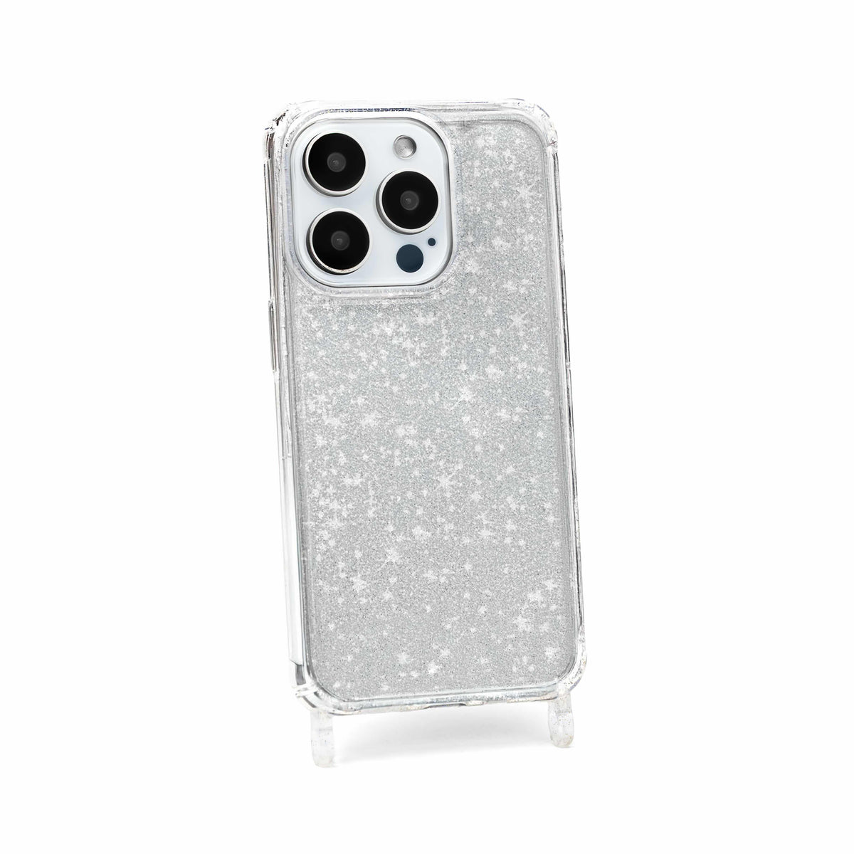 Clear Glitter Phone Phone Case iPhone 17 Pro by Corde Cases Clear Glitter Phone Phone Case iPhone 17 Pro by Corde Cases