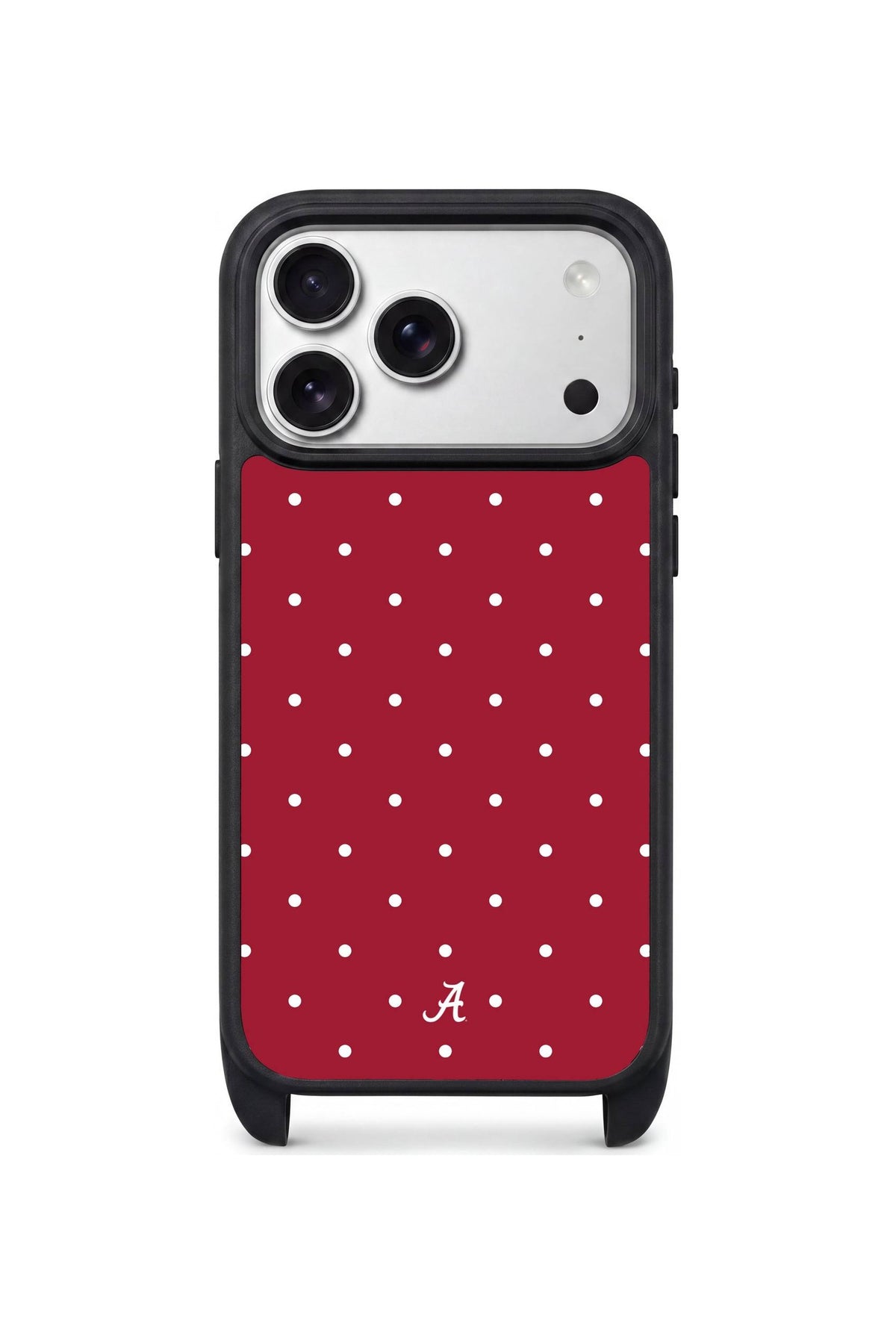 University of Alabama Phone Case Red Polka Dot