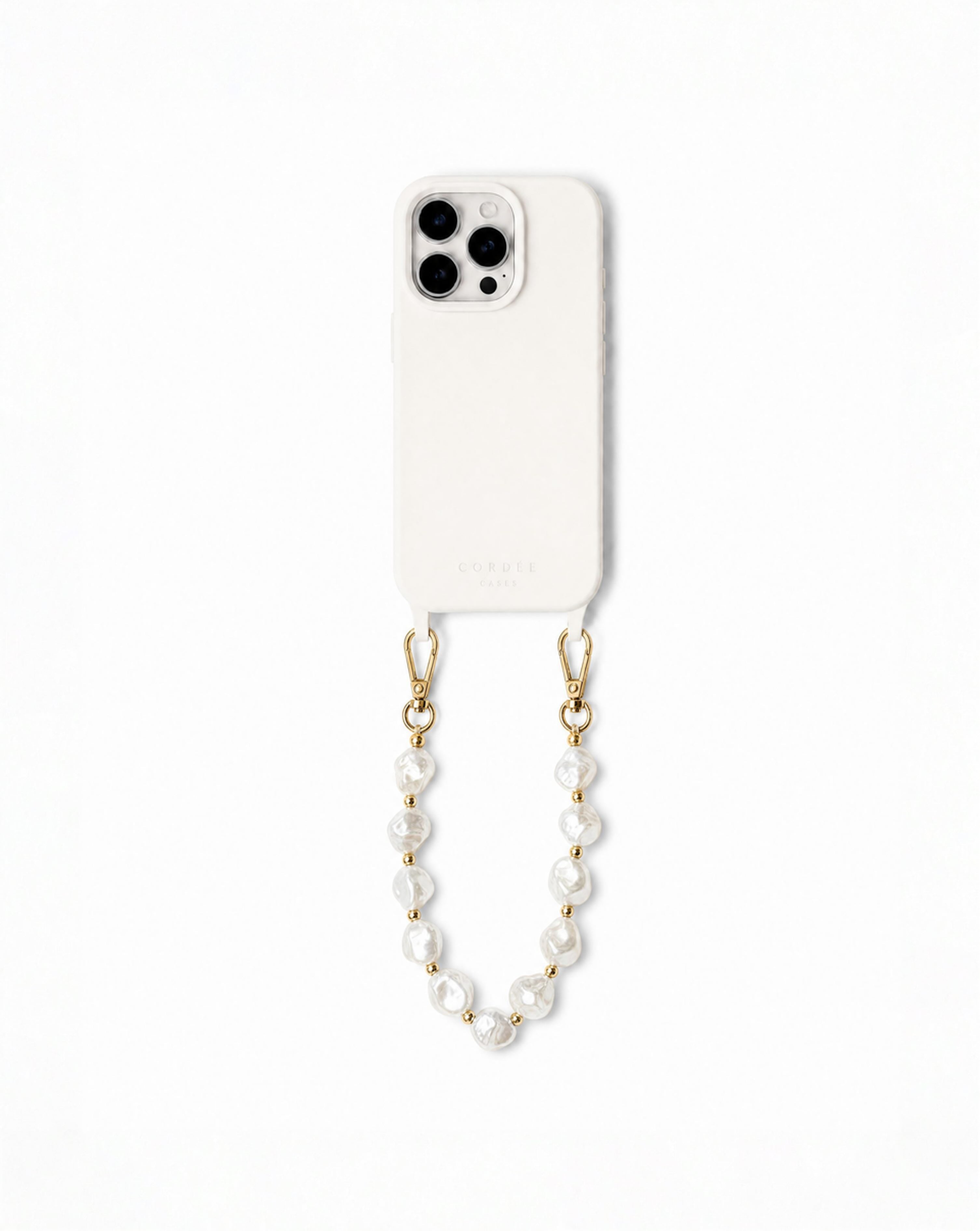 Lune Baroque Pearl Phone Chain Set