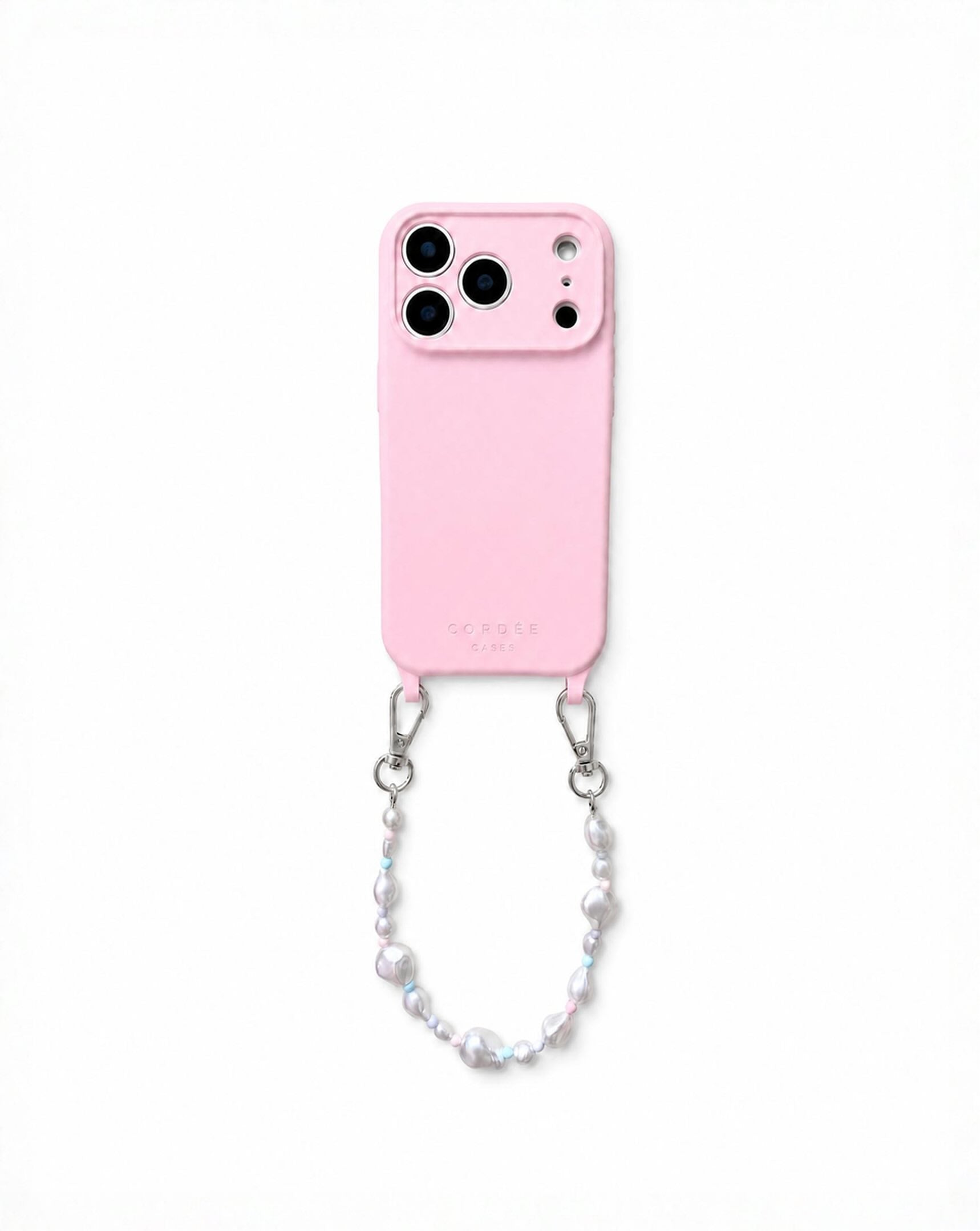 Mirelle Pearl Phone Chain Set Blush